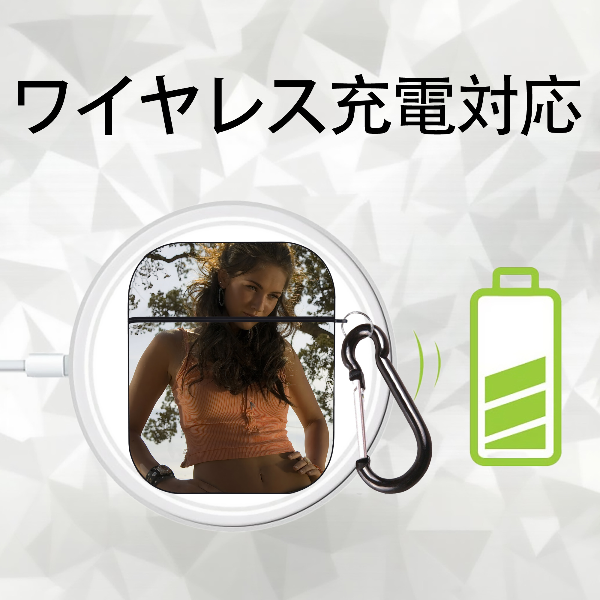 Transformers トランスフォーマー AirPods 第2世代保護ケース ハードシェル ブラック 耐衝撃・防指紋・カラビナ付き