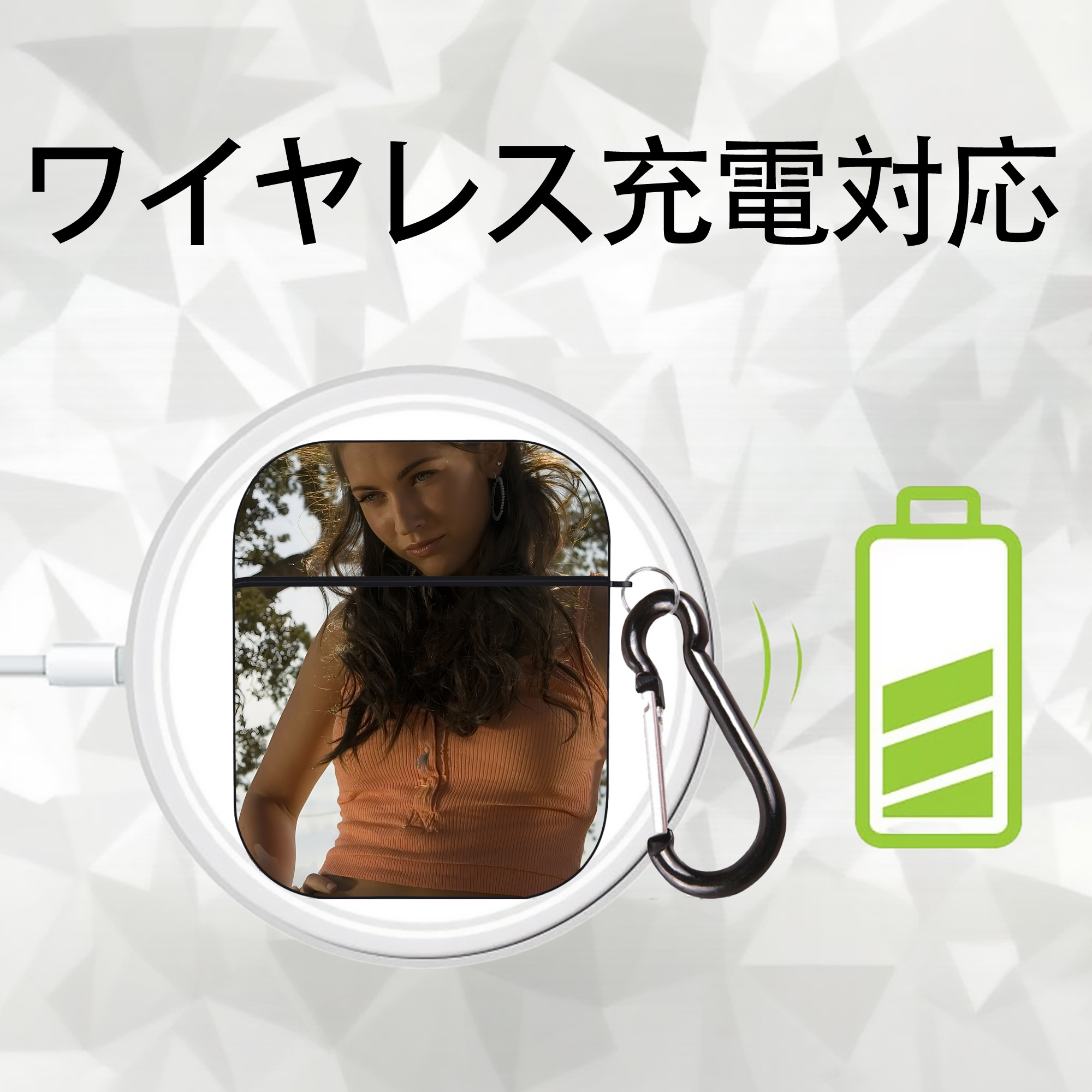 Transformers トランスフォーマー AirPods 第2世代保護ケース ハードシェル ブラック 耐衝撃・防指紋・カラビナ付き