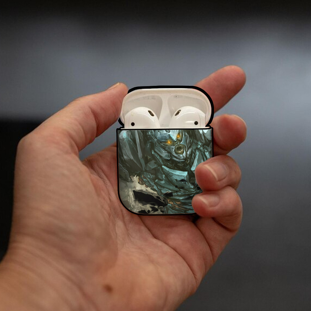 Transformers トランスフォーマー AirPods 第2世代保護ケース ハードシェル ブラック 耐衝撃・防指紋・カラビナ付き
