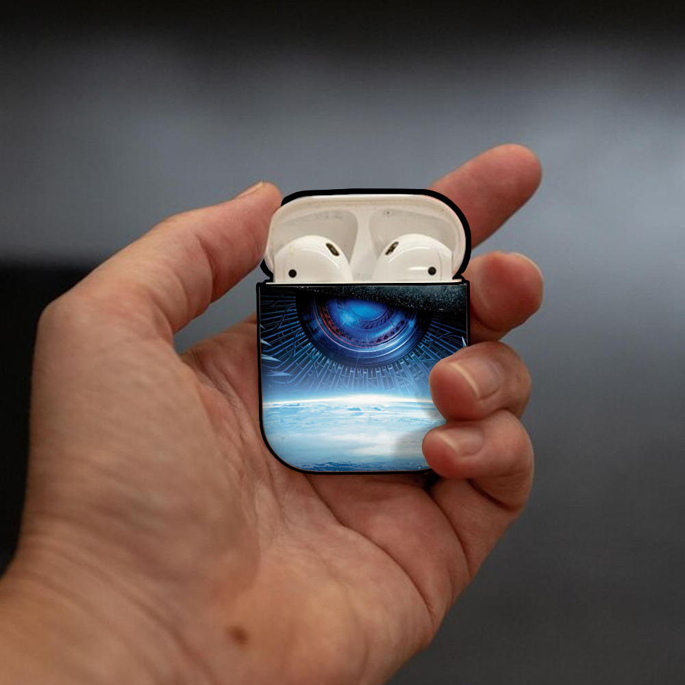 Transformers トランスフォーマー AirPods 第2世代保護ケース ハードシェル ブラック 耐衝撃・防指紋・カラビナ付き