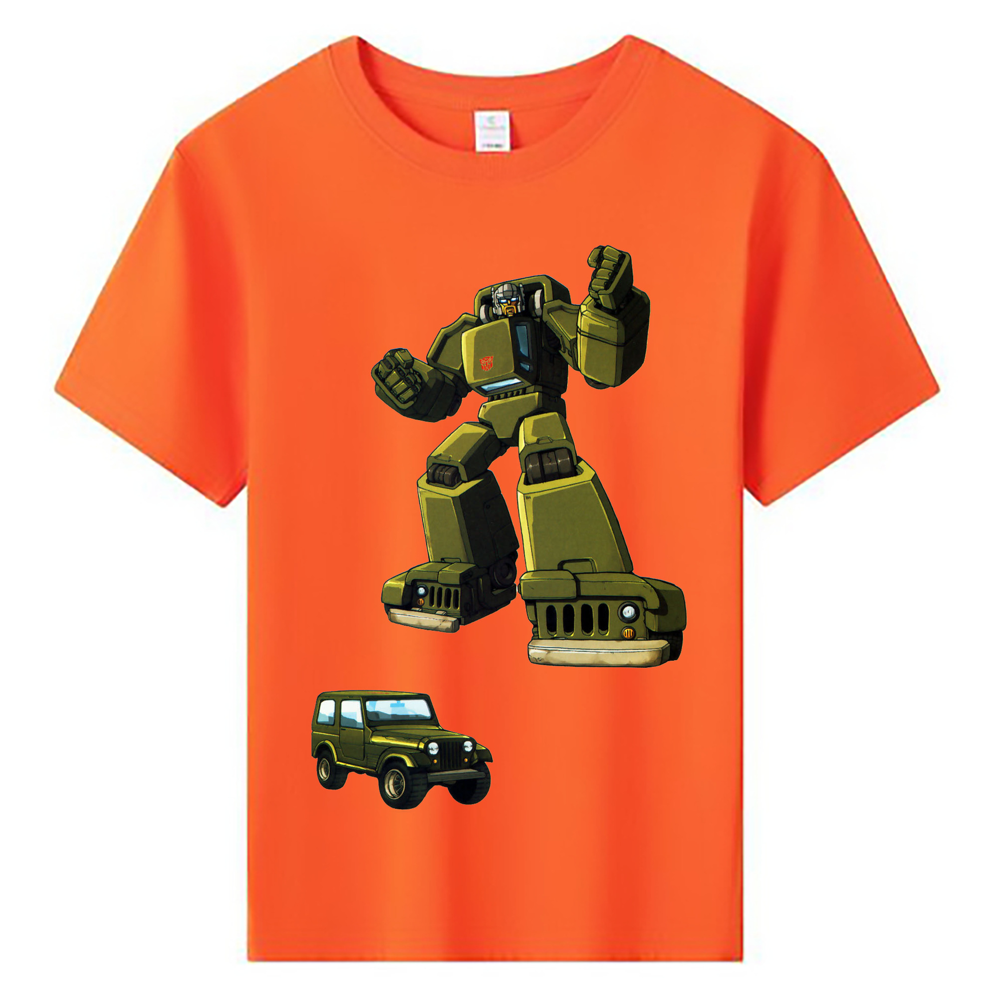（画像用）  綿100％キッズTシャツ（フロントプリント）