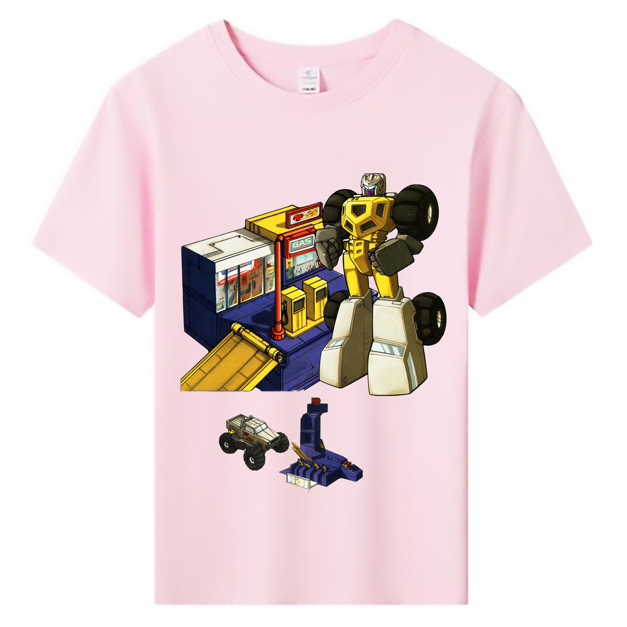 （画像用）  綿100％キッズTシャツ（フロントプリント）