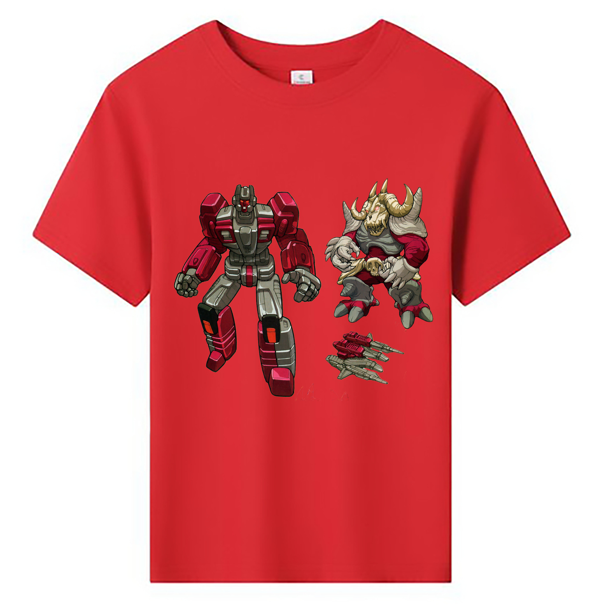 （画像用）  綿100％キッズTシャツ（フロントプリント）