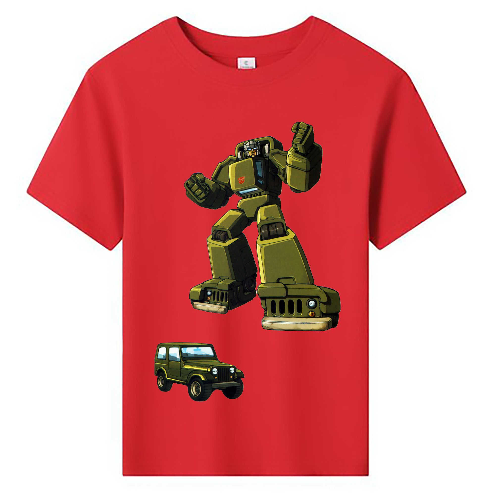 （画像用）  綿100％キッズTシャツ（フロントプリント）