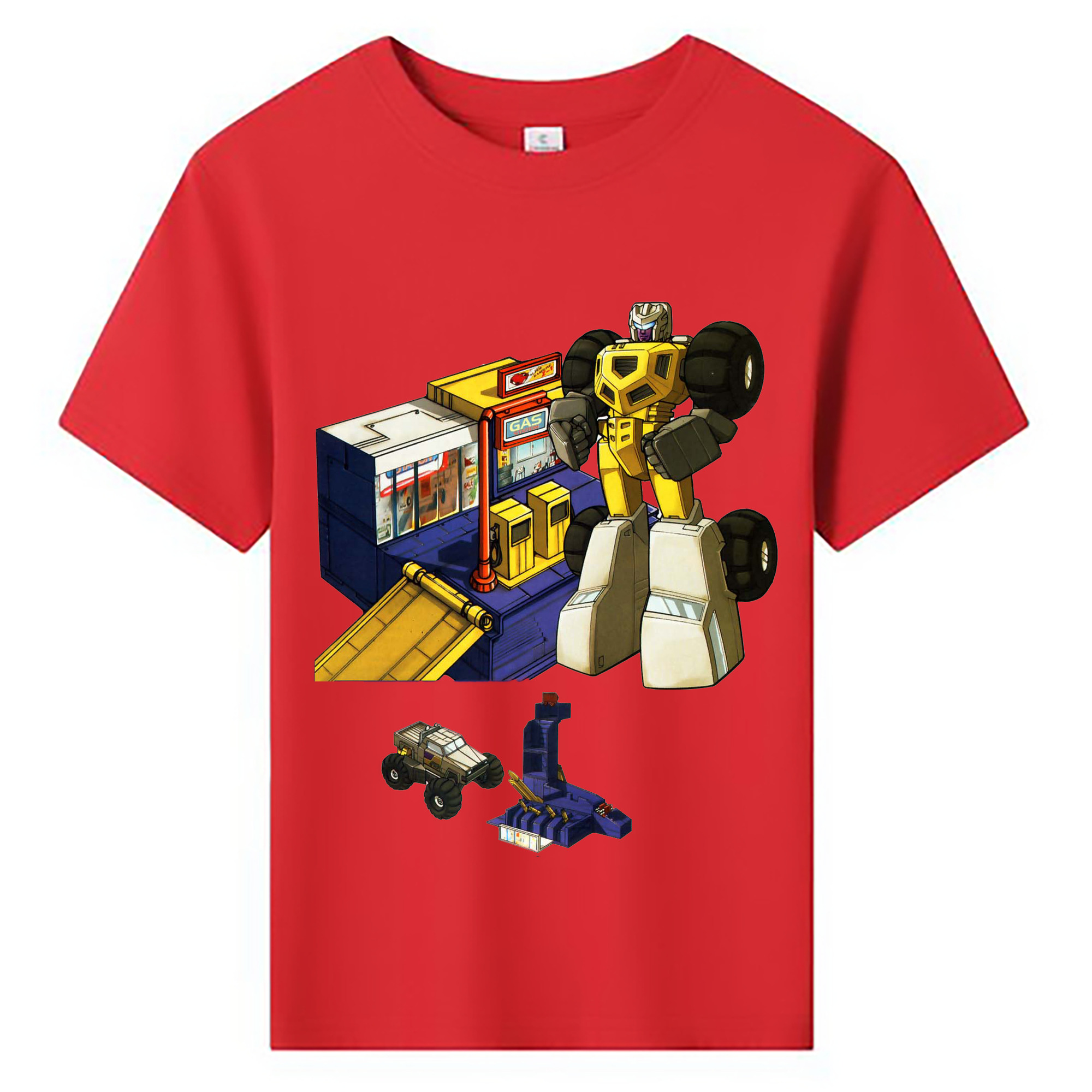（画像用）  綿100％キッズTシャツ（フロントプリント）