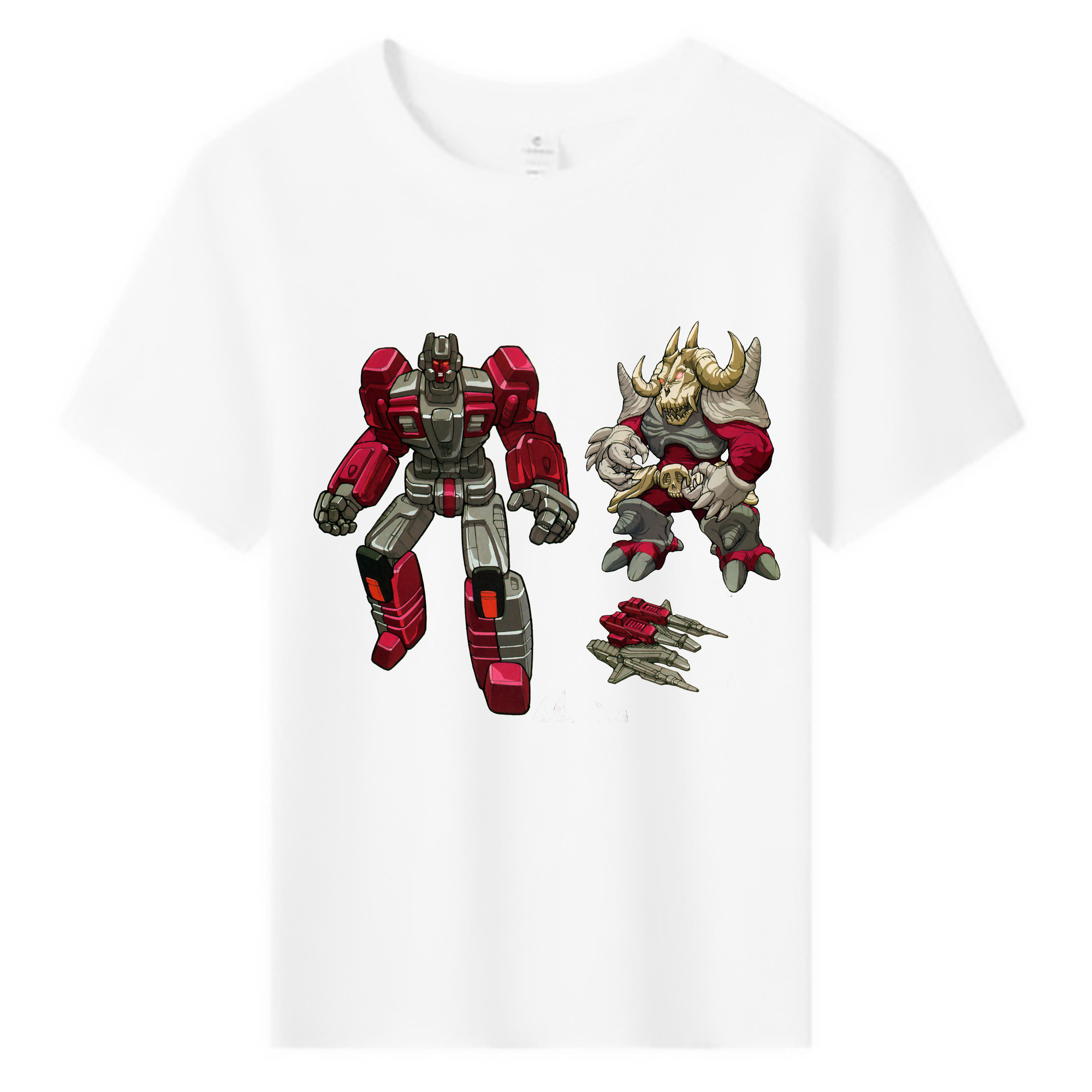 （画像用）  綿100％キッズTシャツ（フロントプリント）