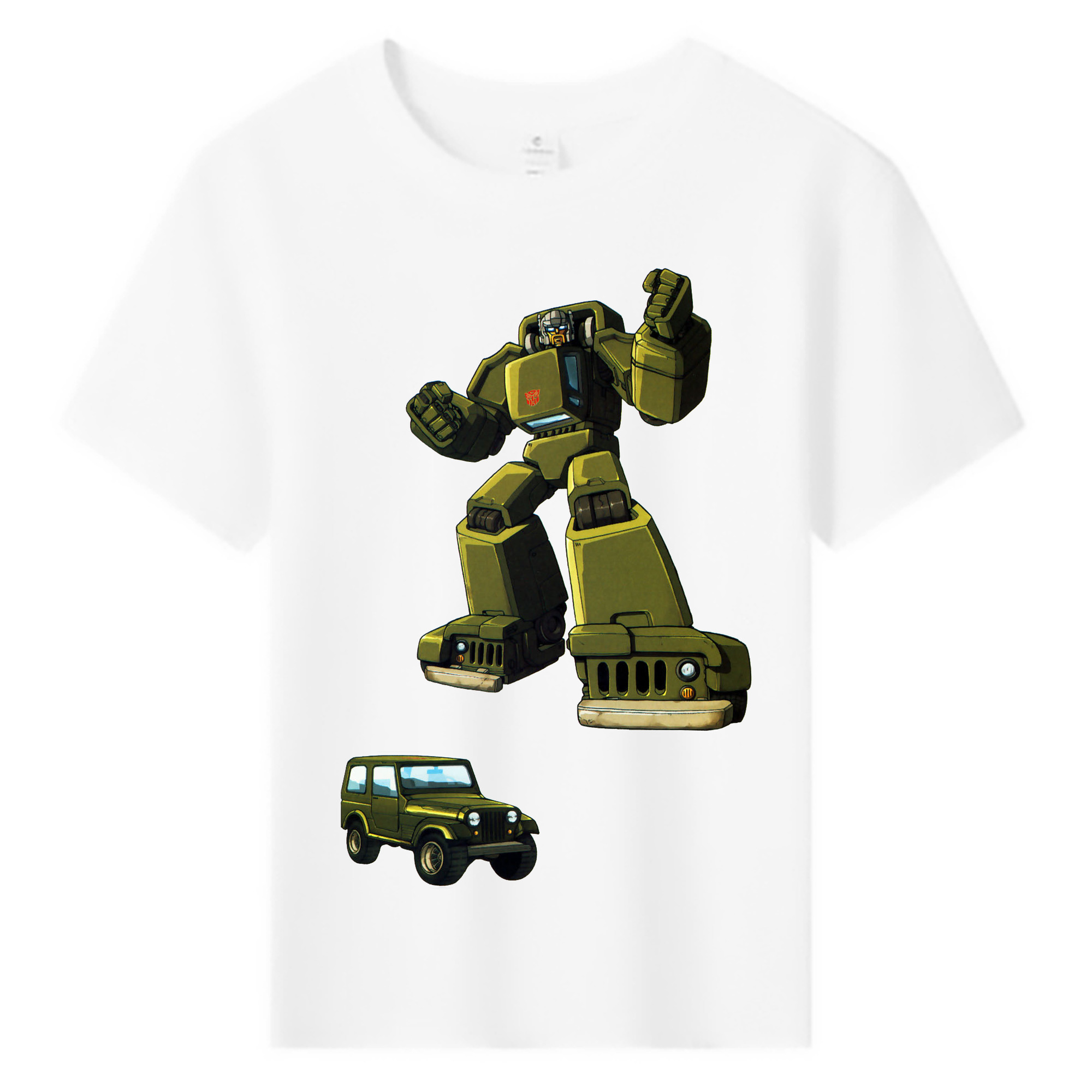 （画像用）  綿100％キッズTシャツ（フロントプリント）