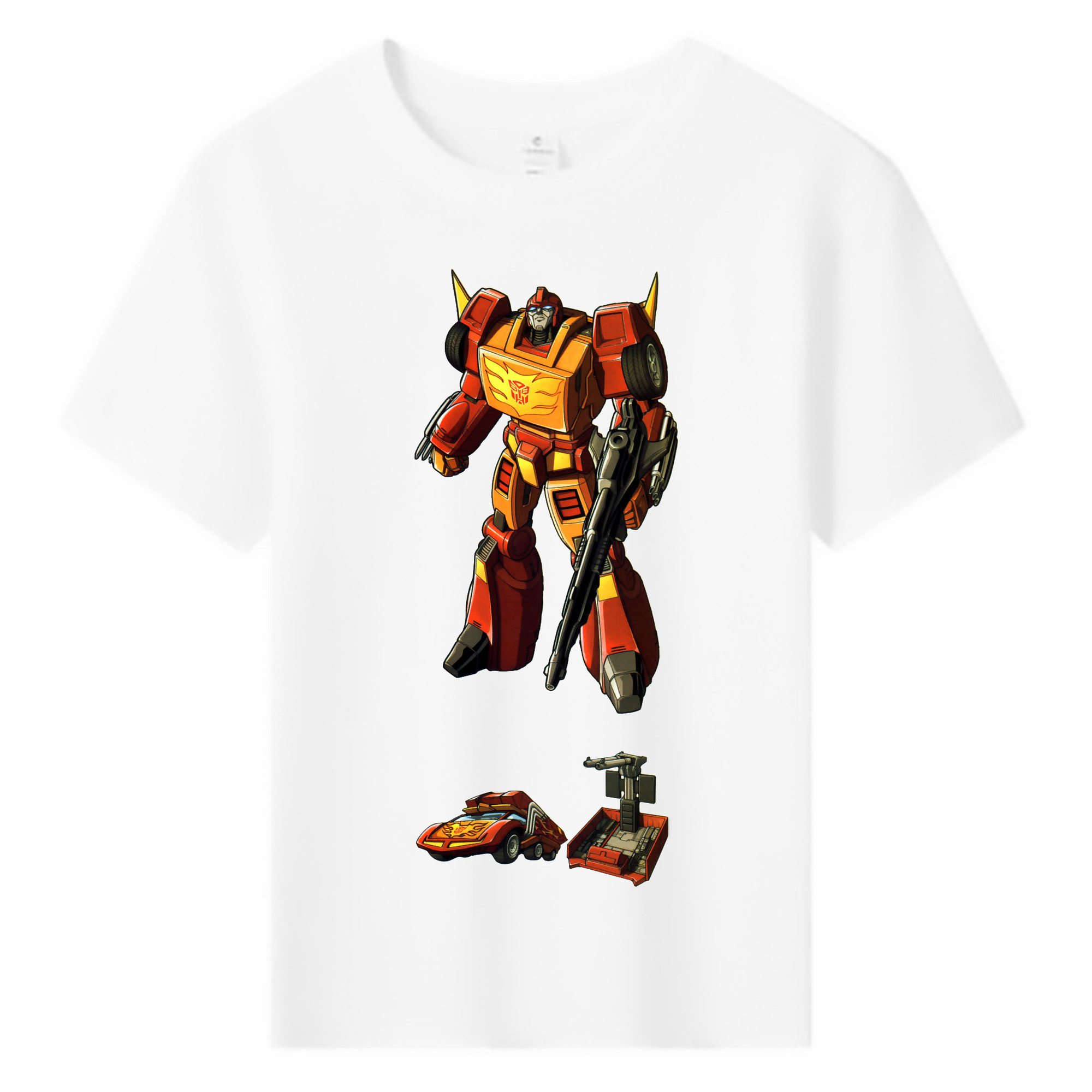 （画像用）  綿100％キッズTシャツ（フロントプリント）