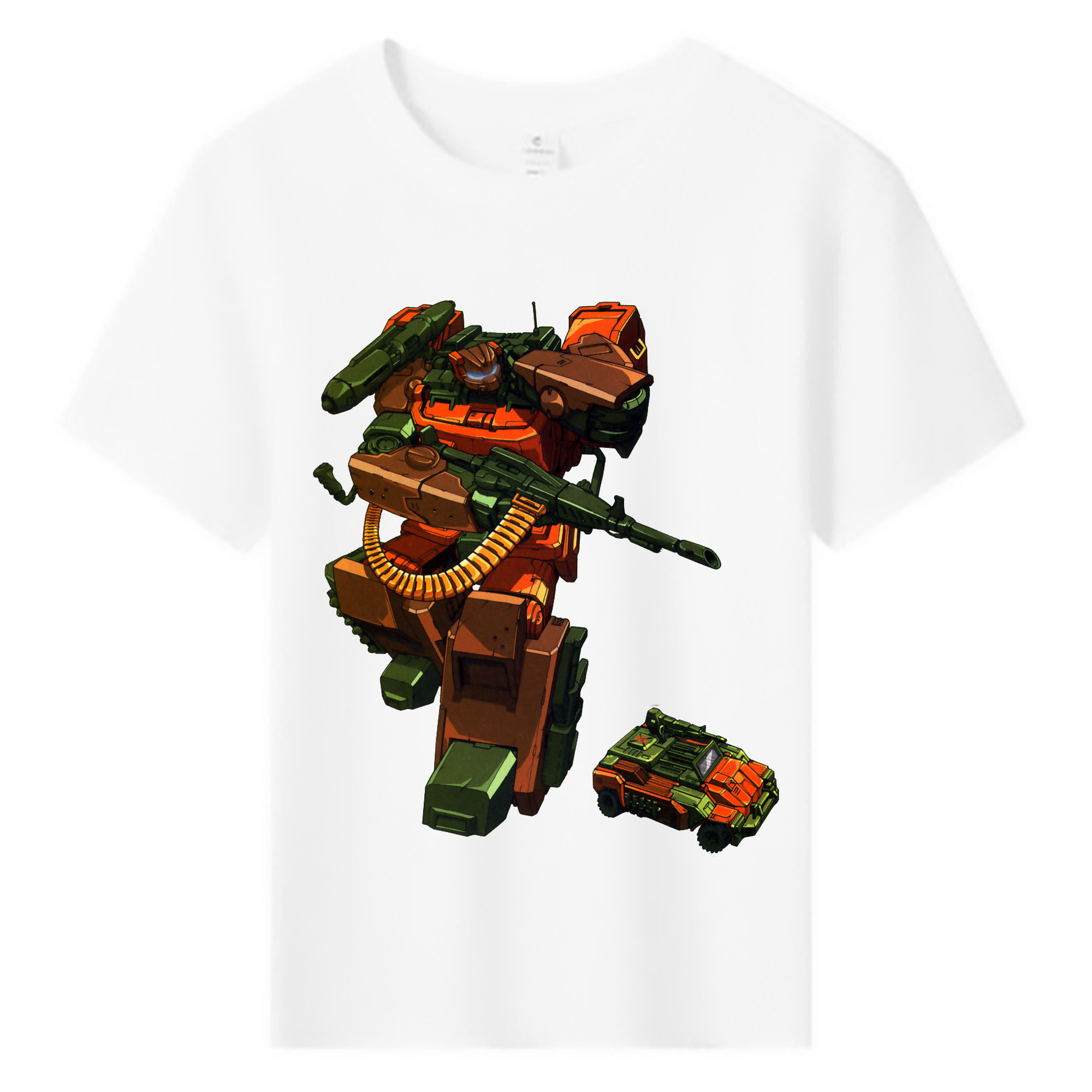 （画像用）  綿100％キッズTシャツ（フロントプリント）