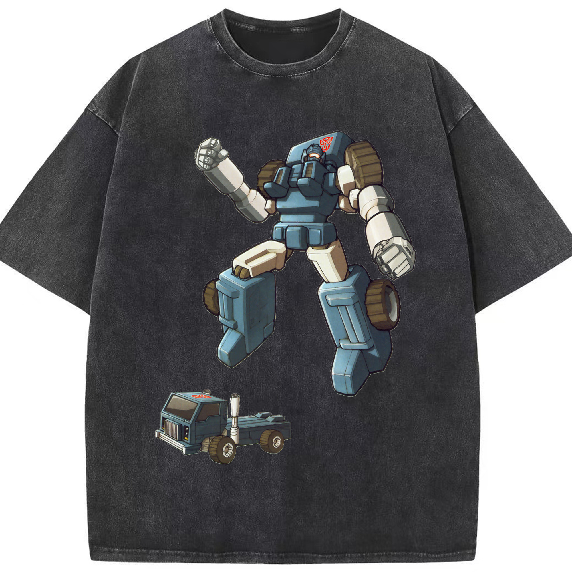 （画像用）  綿100% ヴィンテージ風 半袖Tシャツ（フロントプリント）