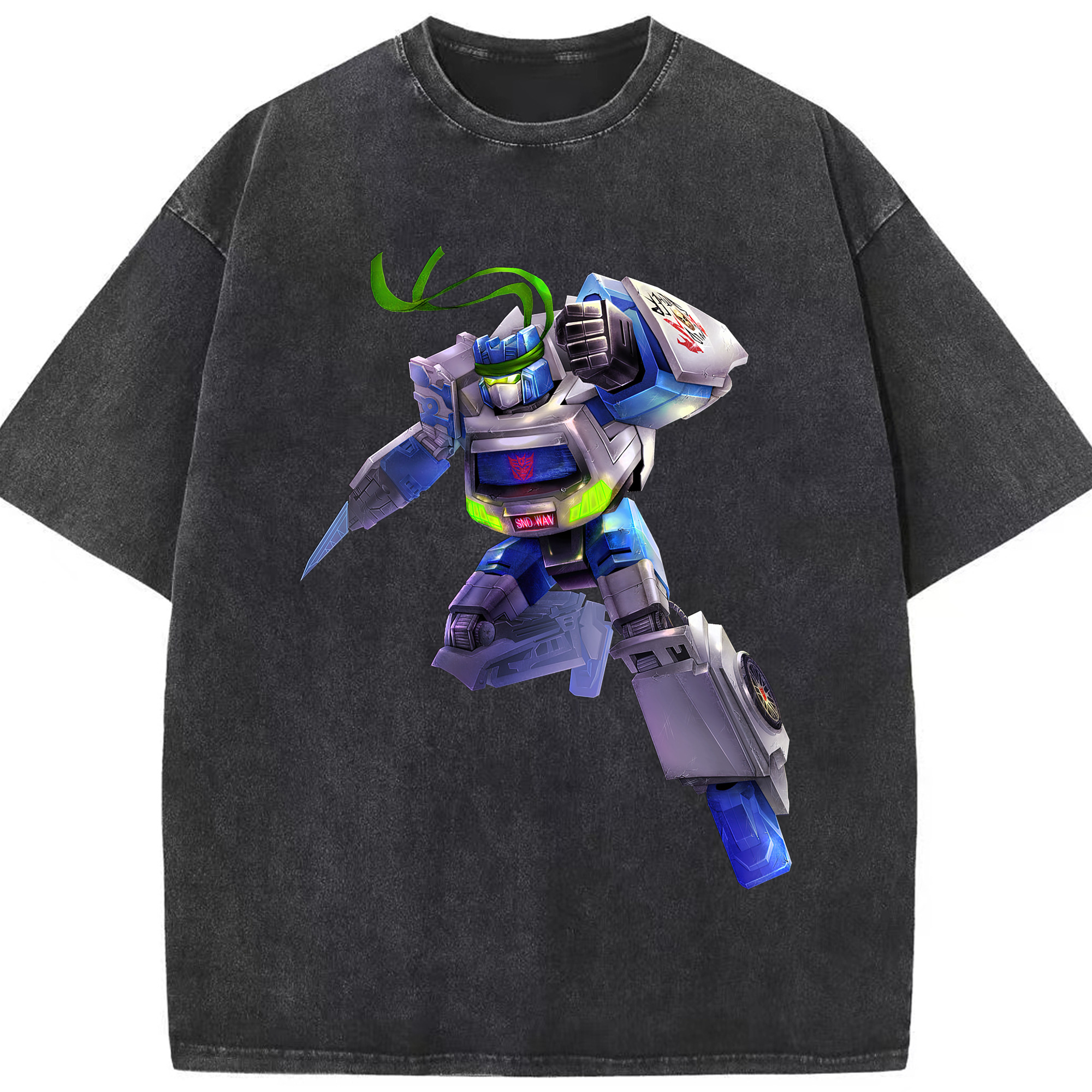 （画像用）  綿100% ヴィンテージ風 半袖Tシャツ（フロントプリント）