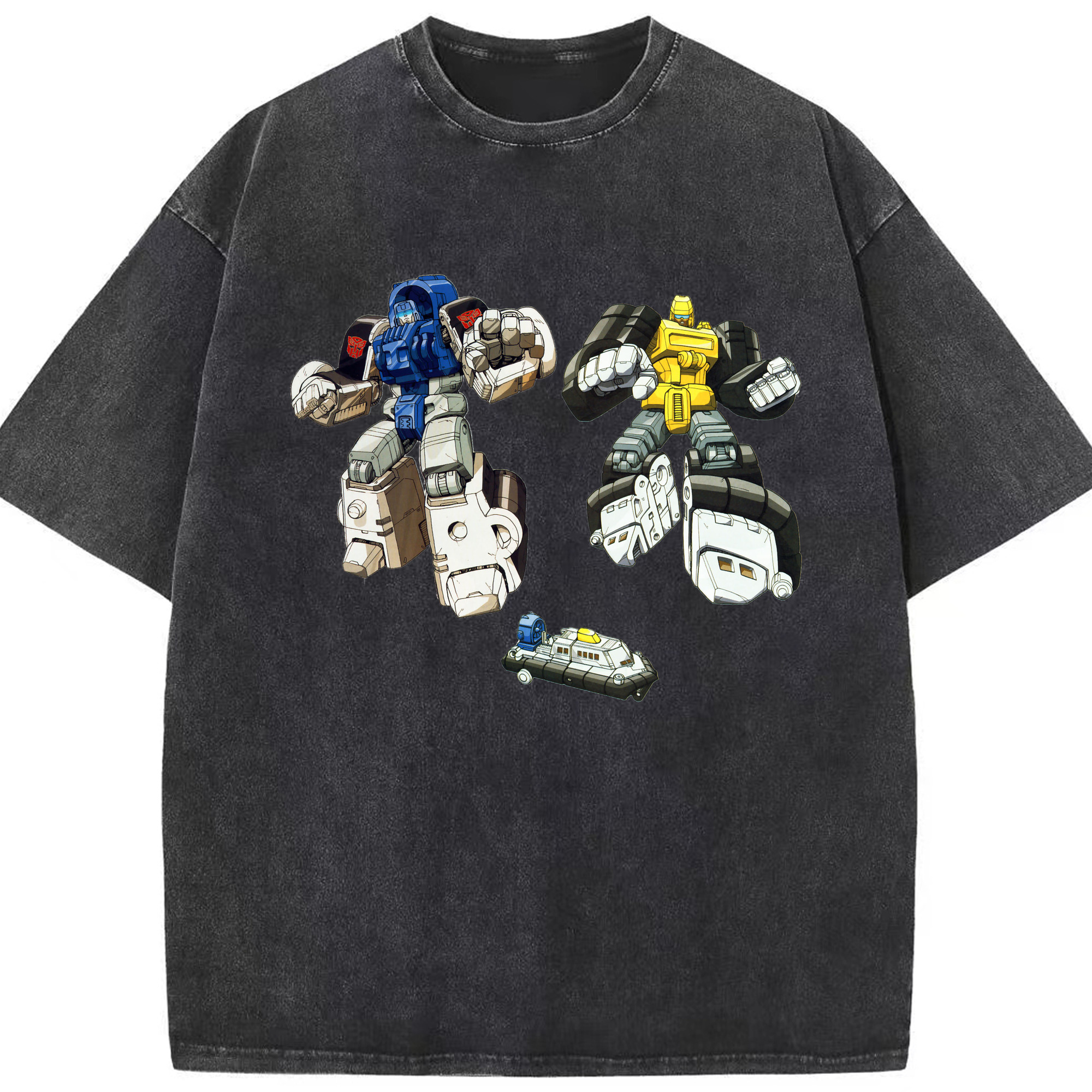 （画像用）  綿100% ヴィンテージ風 半袖Tシャツ（フロントプリント）