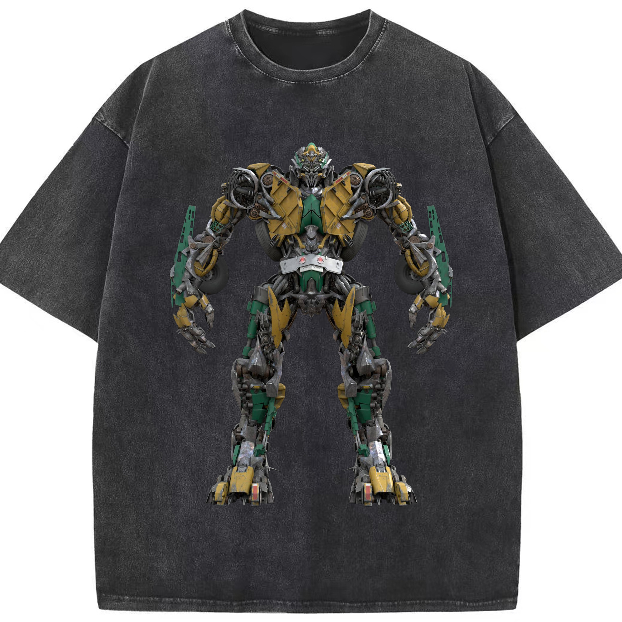 （画像用）  綿100% ヴィンテージ風 半袖Tシャツ（フロントプリント）