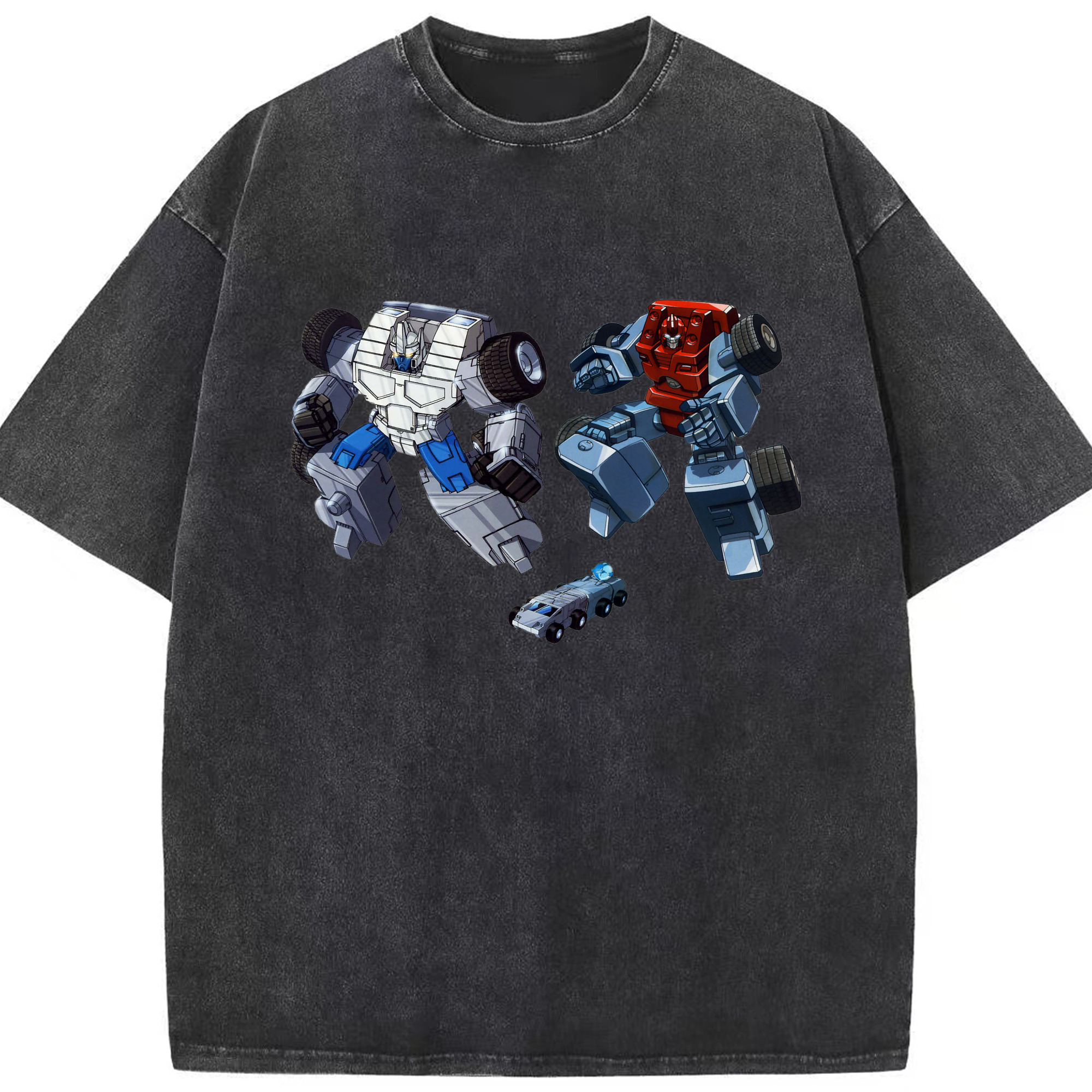 （画像用）  綿100% ヴィンテージ風 半袖Tシャツ（フロントプリント）