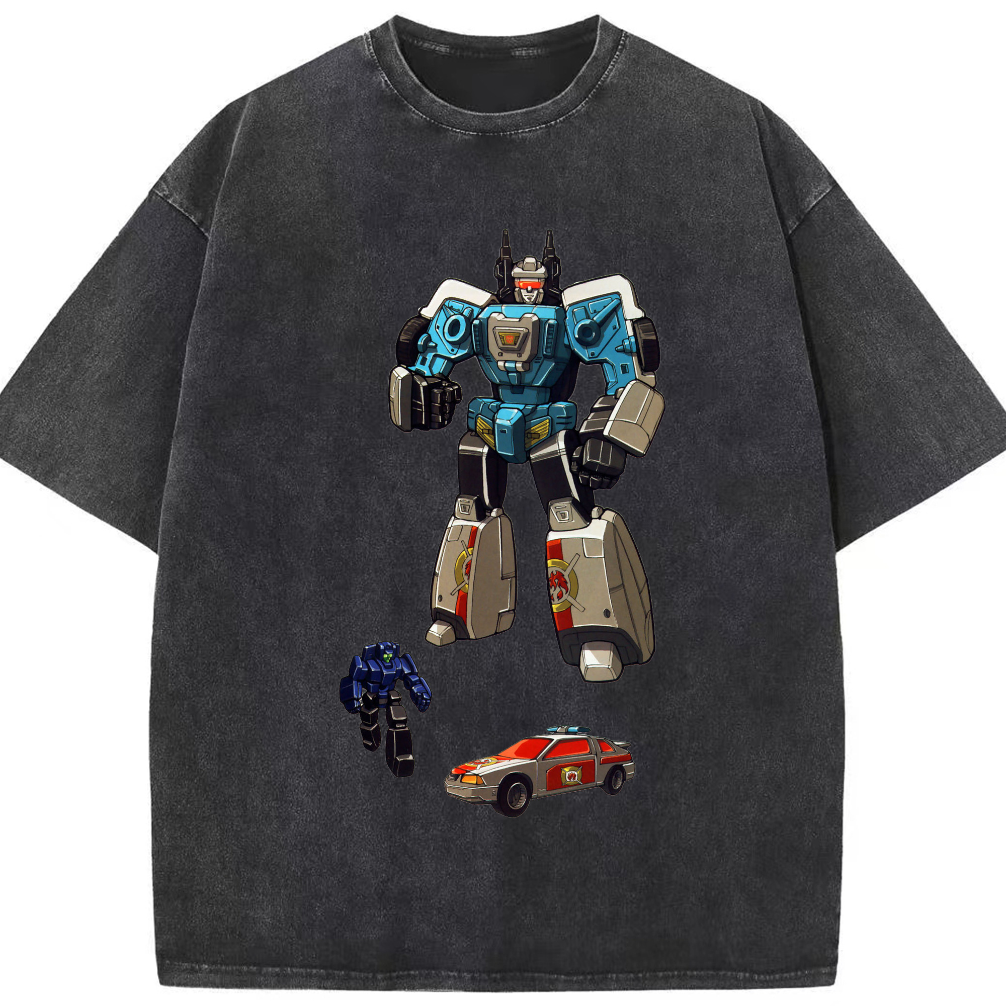（画像用）  綿100% ヴィンテージ風 半袖Tシャツ（フロントプリント）