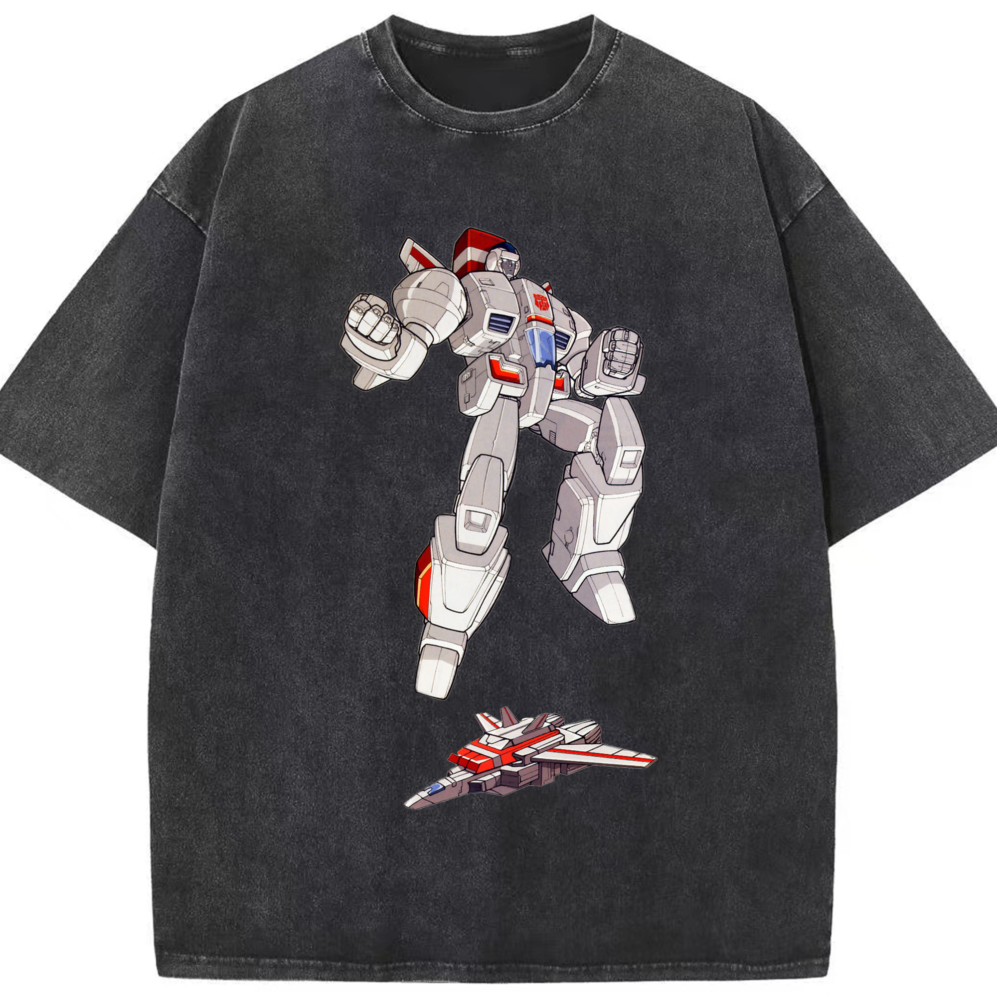 （画像用）  綿100% ヴィンテージ風 半袖Tシャツ（フロントプリント）