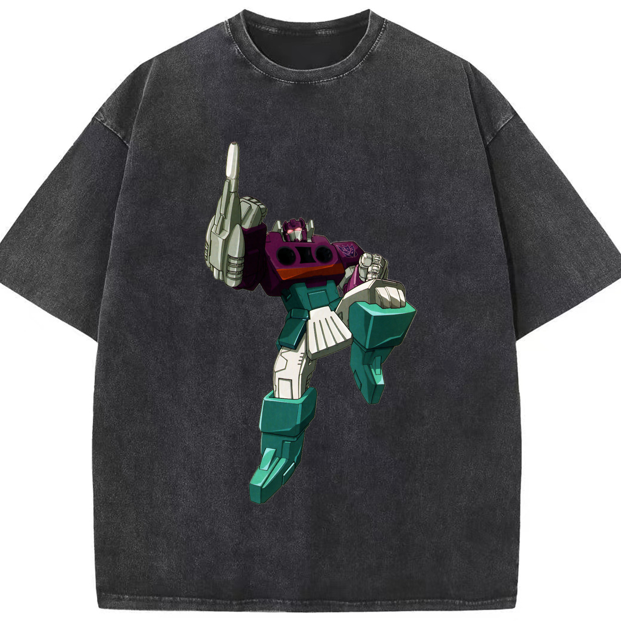 （画像用）  綿100% ヴィンテージ風 半袖Tシャツ（フロントプリント）