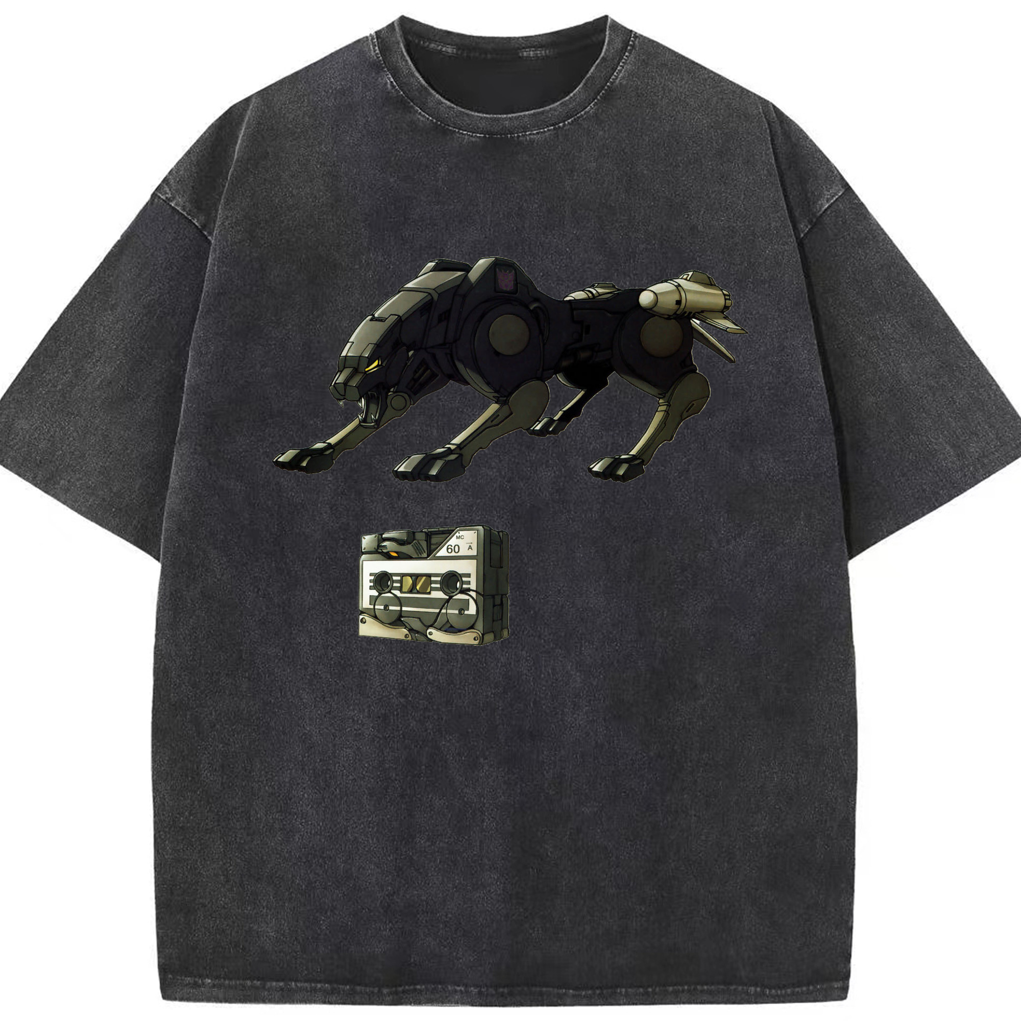 （画像用）  綿100% ヴィンテージ風 半袖Tシャツ（フロントプリント）