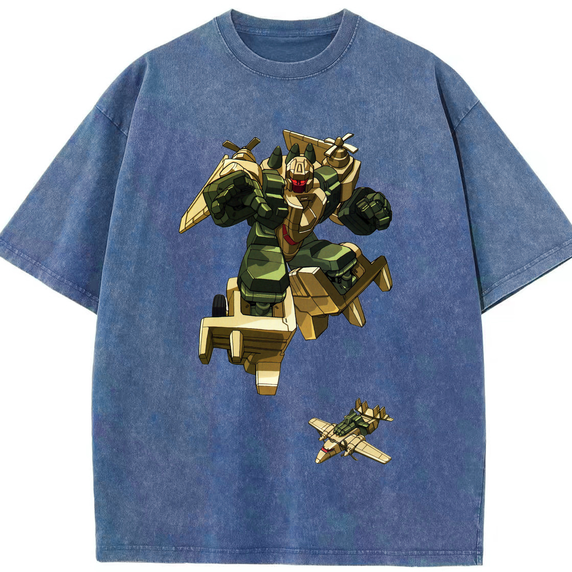 （画像用）  綿100% ヴィンテージ風 半袖Tシャツ（フロントプリント）