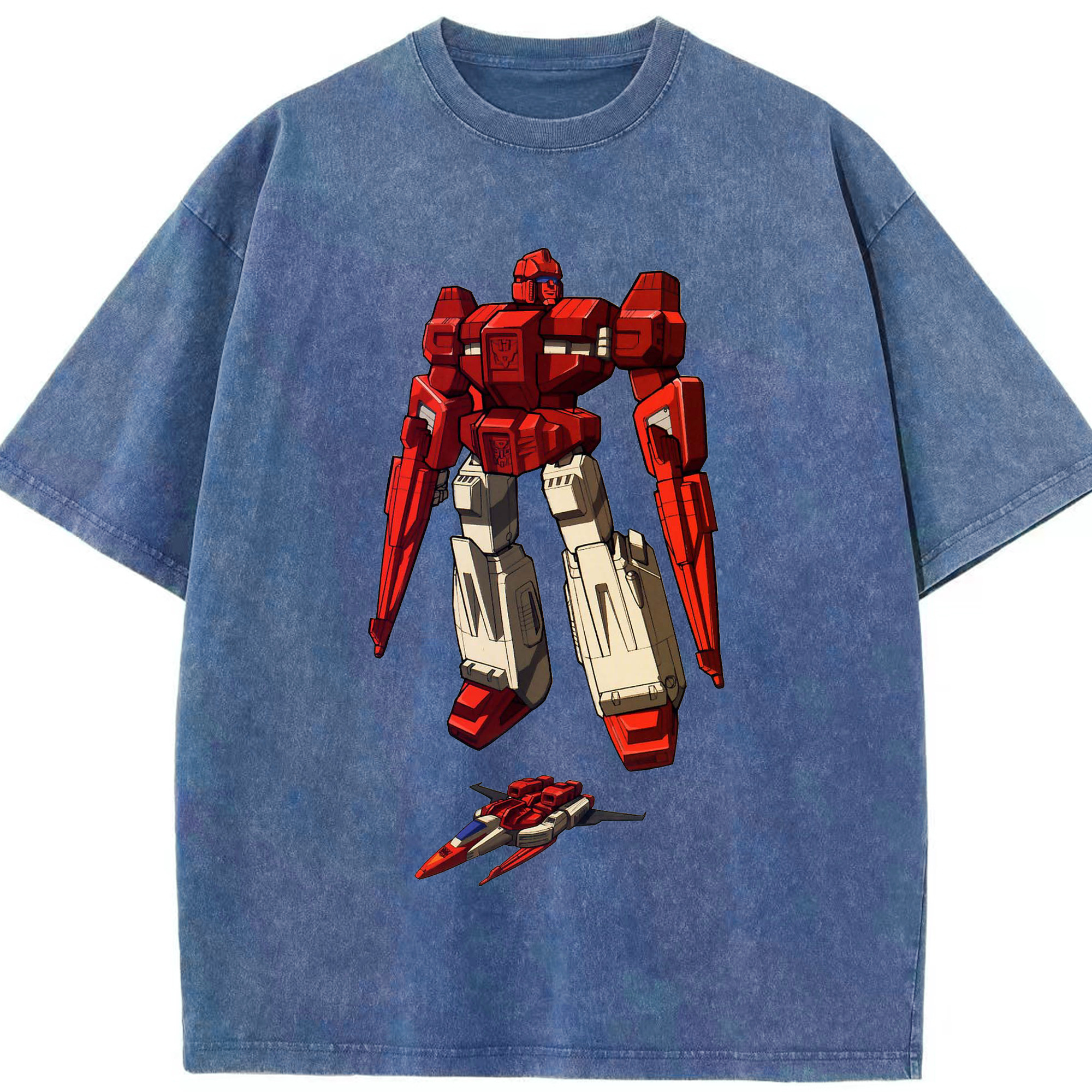（画像用）  綿100% ヴィンテージ風 半袖Tシャツ（フロントプリント）
