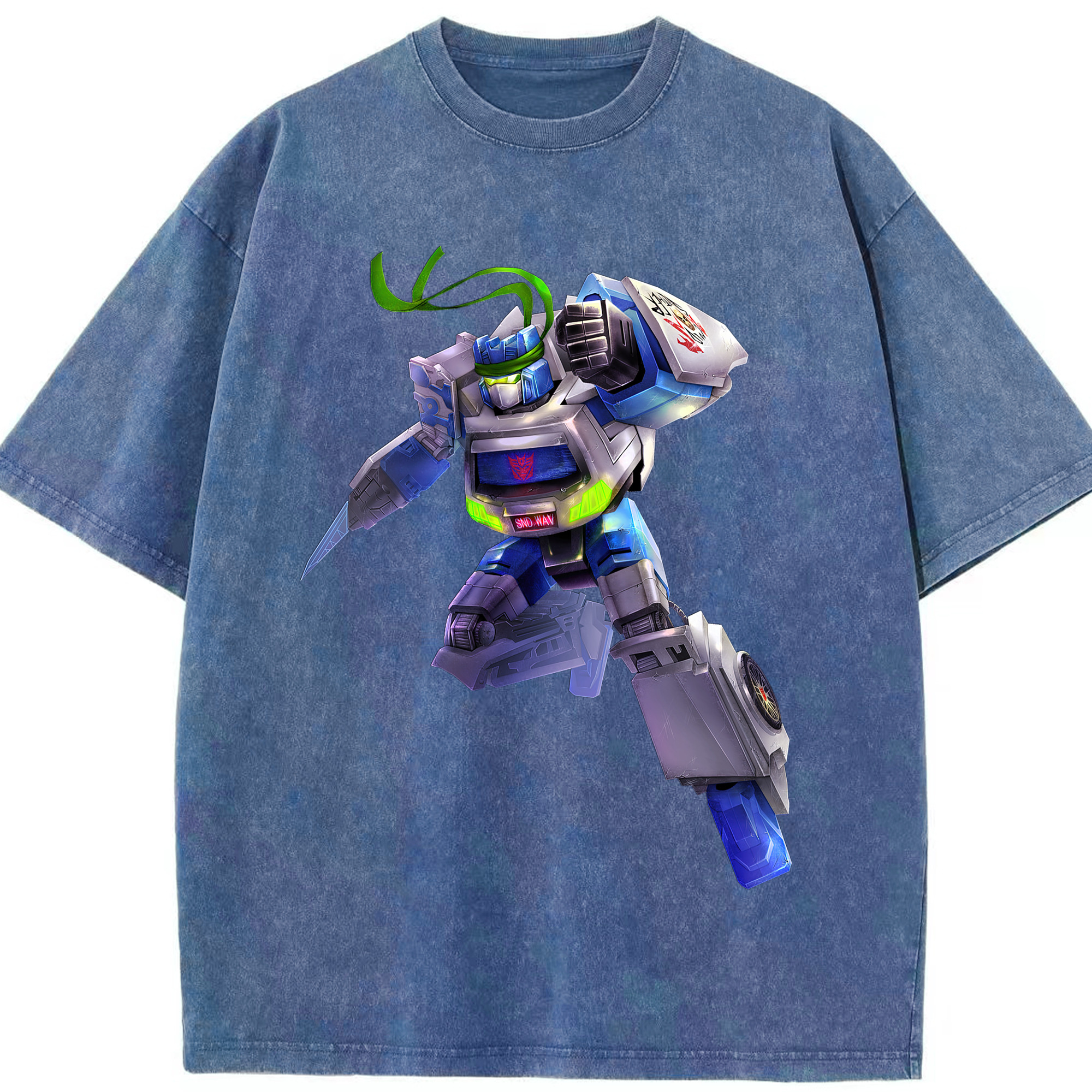 （画像用）  綿100% ヴィンテージ風 半袖Tシャツ（フロントプリント）