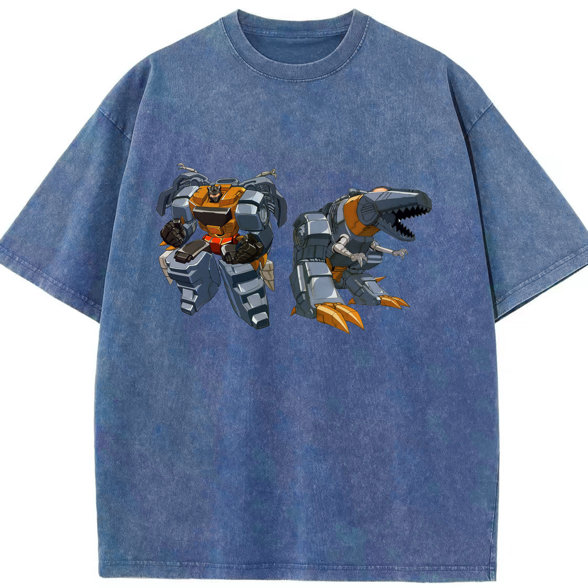 （画像用）  綿100% ヴィンテージ風 半袖Tシャツ（フロントプリント）