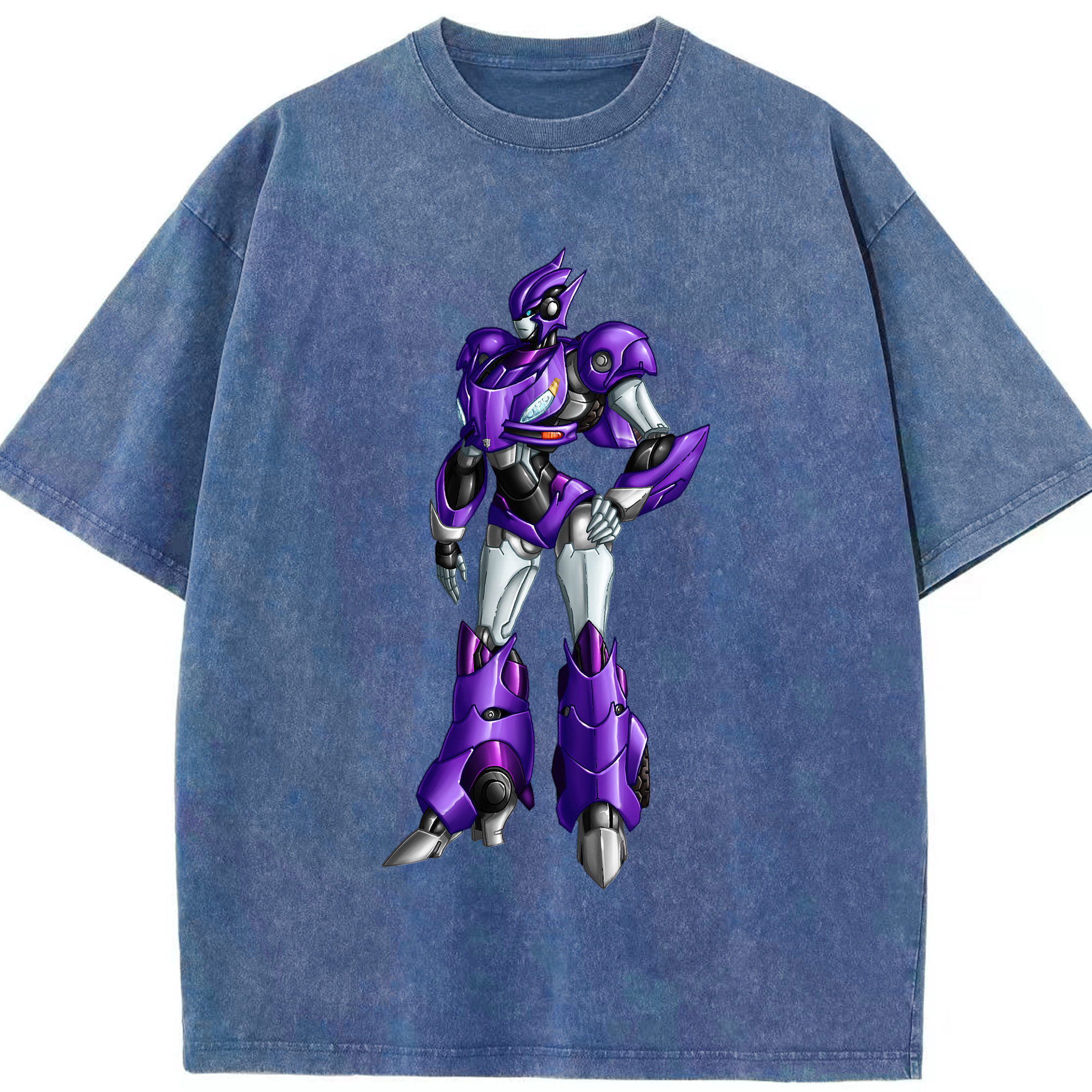 （画像用）  綿100% ヴィンテージ風 半袖Tシャツ（フロントプリント）