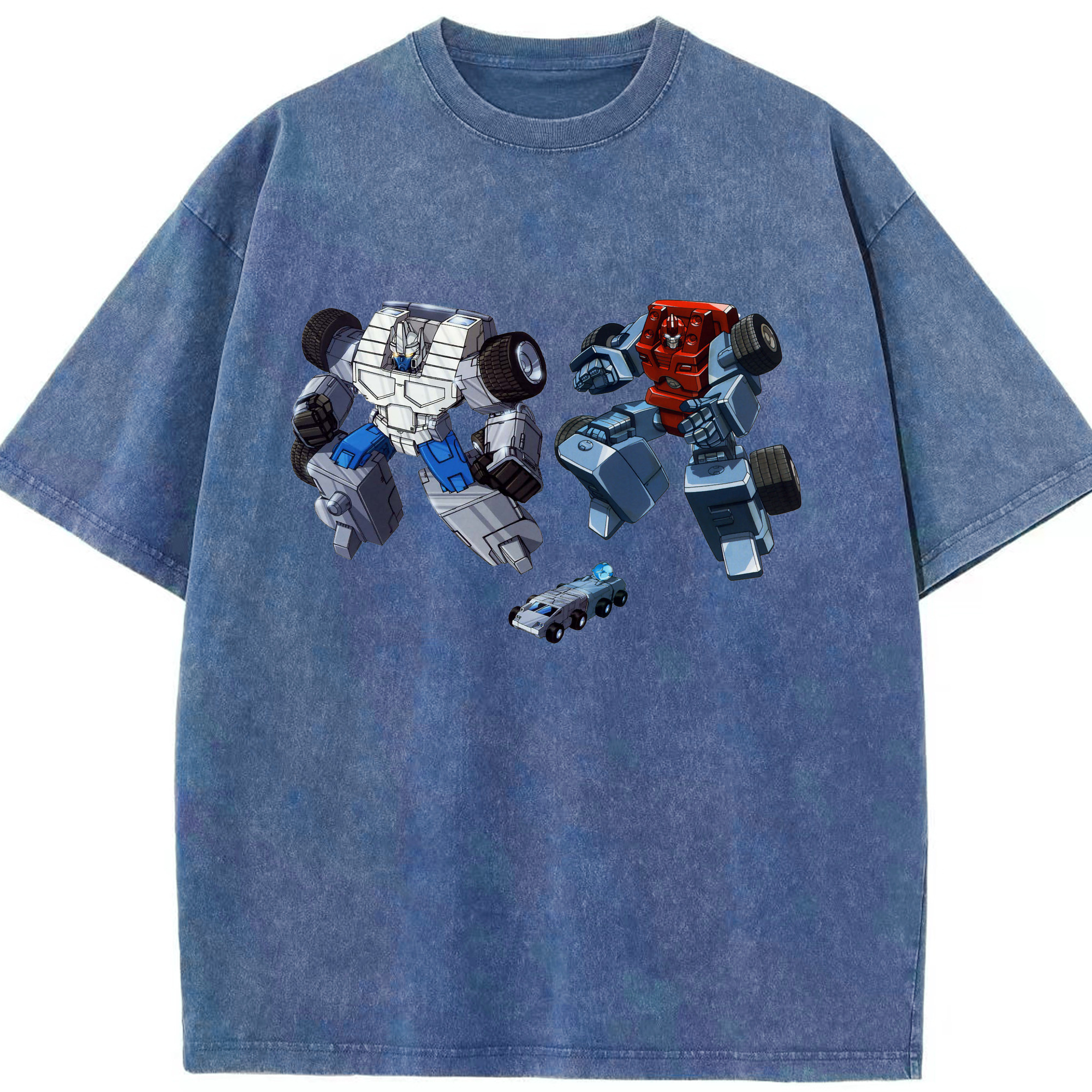 （画像用）  綿100% ヴィンテージ風 半袖Tシャツ（フロントプリント）