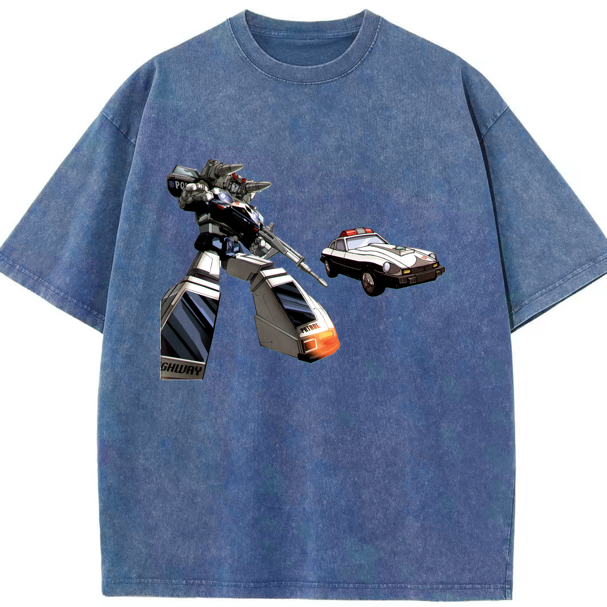 （画像用）  綿100% ヴィンテージ風 半袖Tシャツ（フロントプリント）