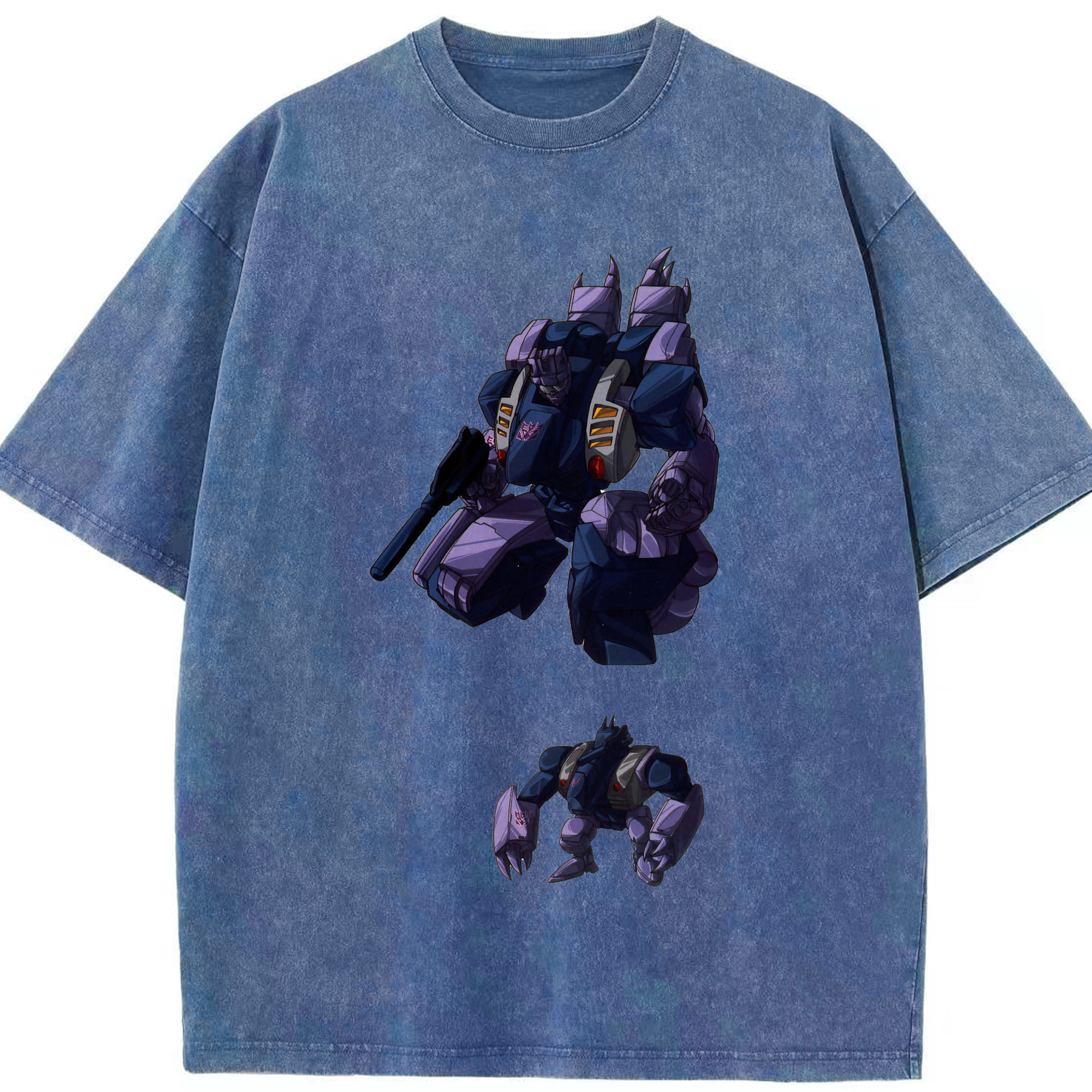 （画像用）  綿100% ヴィンテージ風 半袖Tシャツ（フロントプリント）