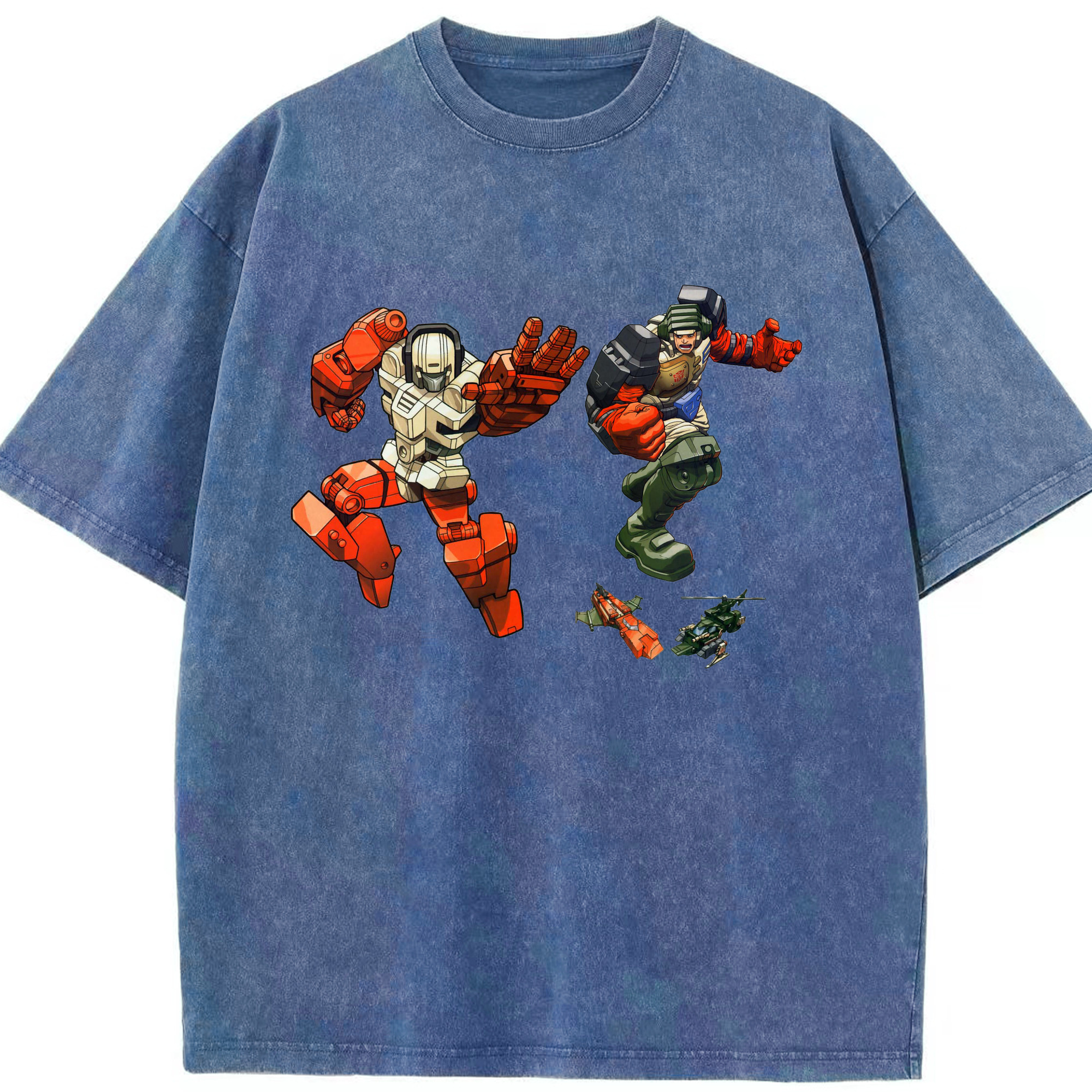 （画像用）  綿100% ヴィンテージ風 半袖Tシャツ（フロントプリント）