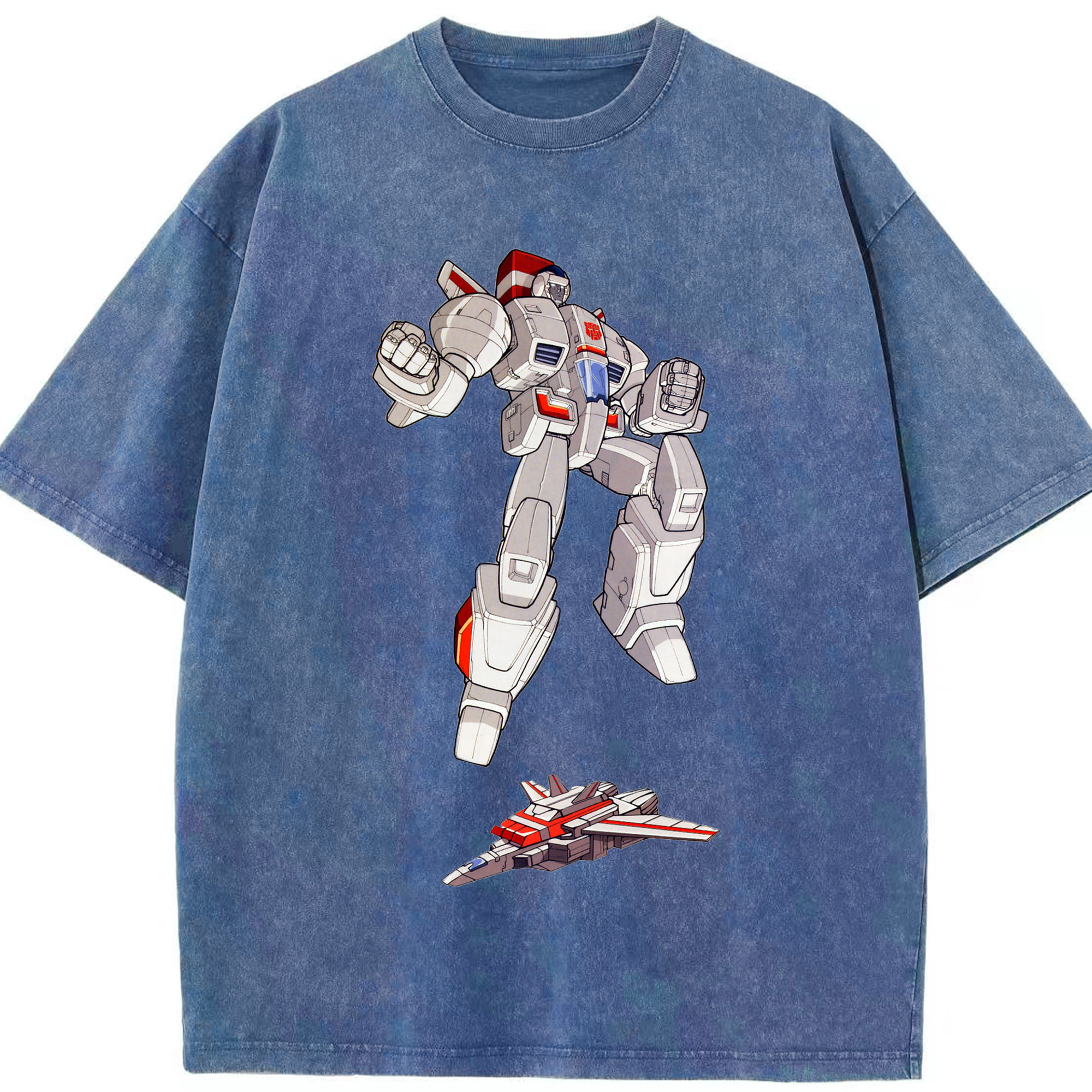 （画像用）  綿100% ヴィンテージ風 半袖Tシャツ（フロントプリント）