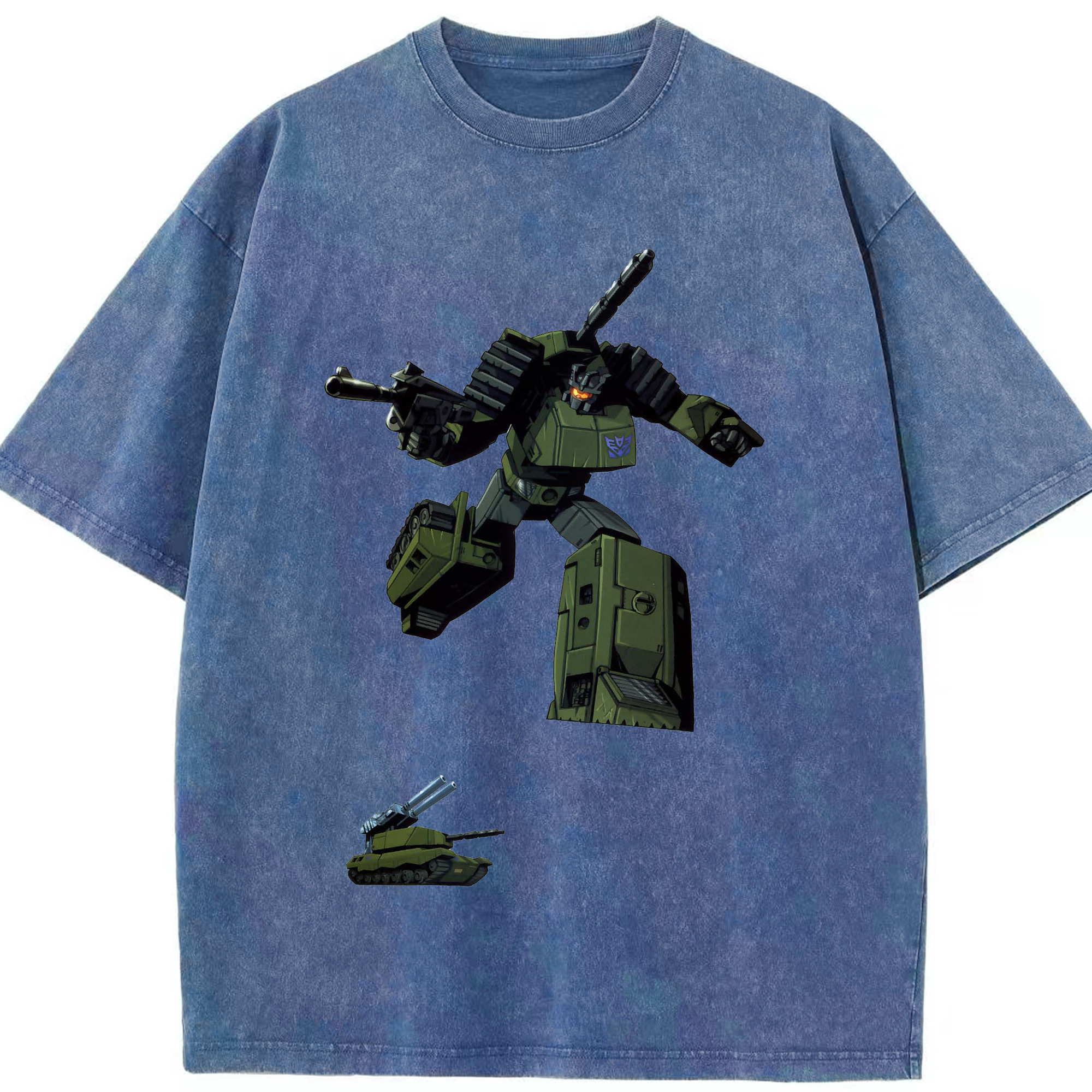 （画像用）  綿100% ヴィンテージ風 半袖Tシャツ（フロントプリント）
