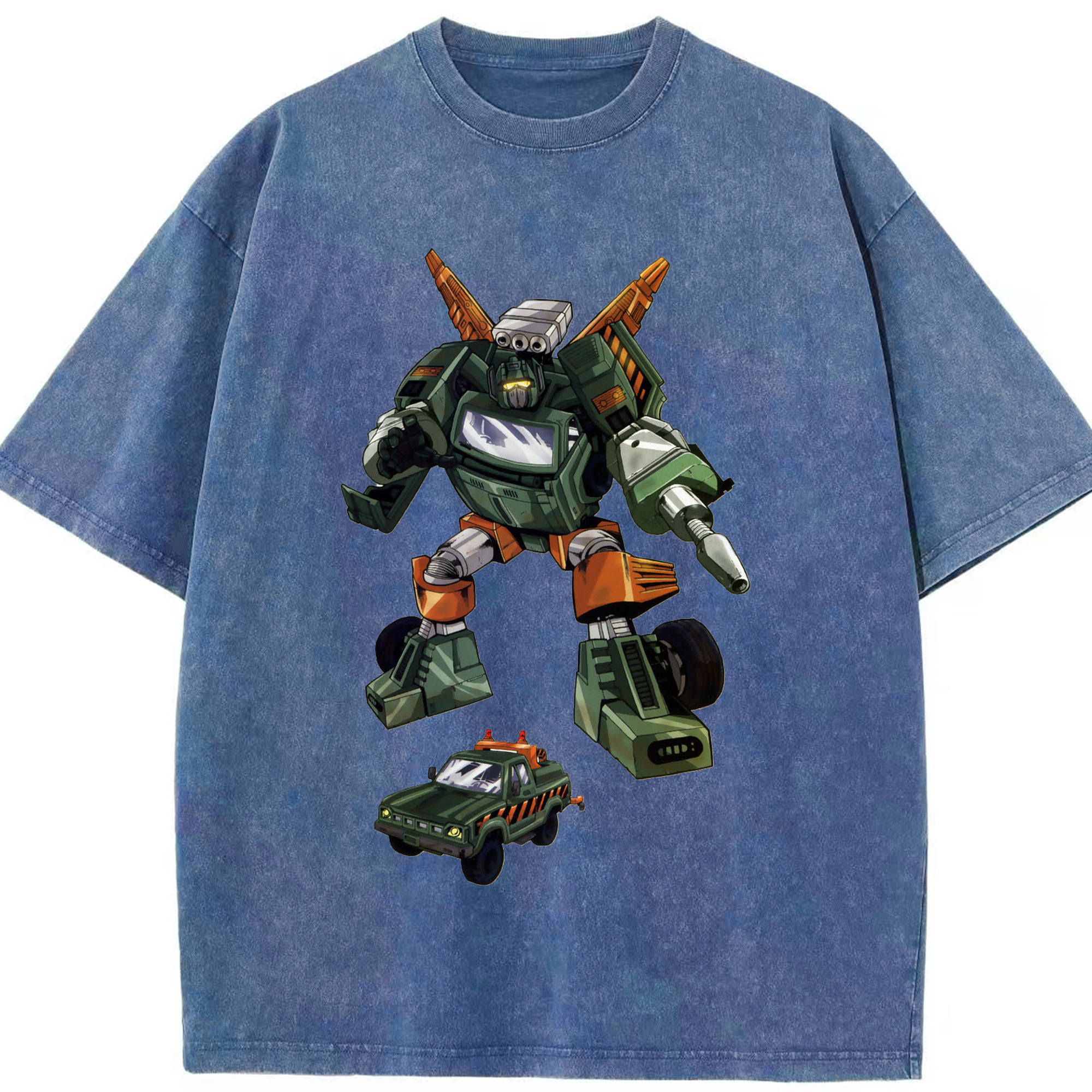 （画像用）  綿100% ヴィンテージ風 半袖Tシャツ（フロントプリント）
