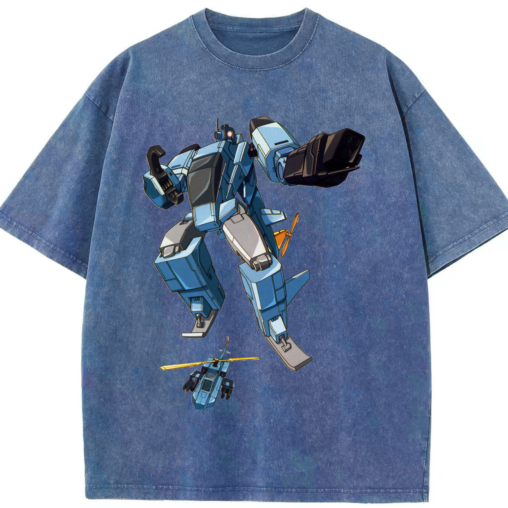 （画像用）  綿100% ヴィンテージ風 半袖Tシャツ（フロントプリント）