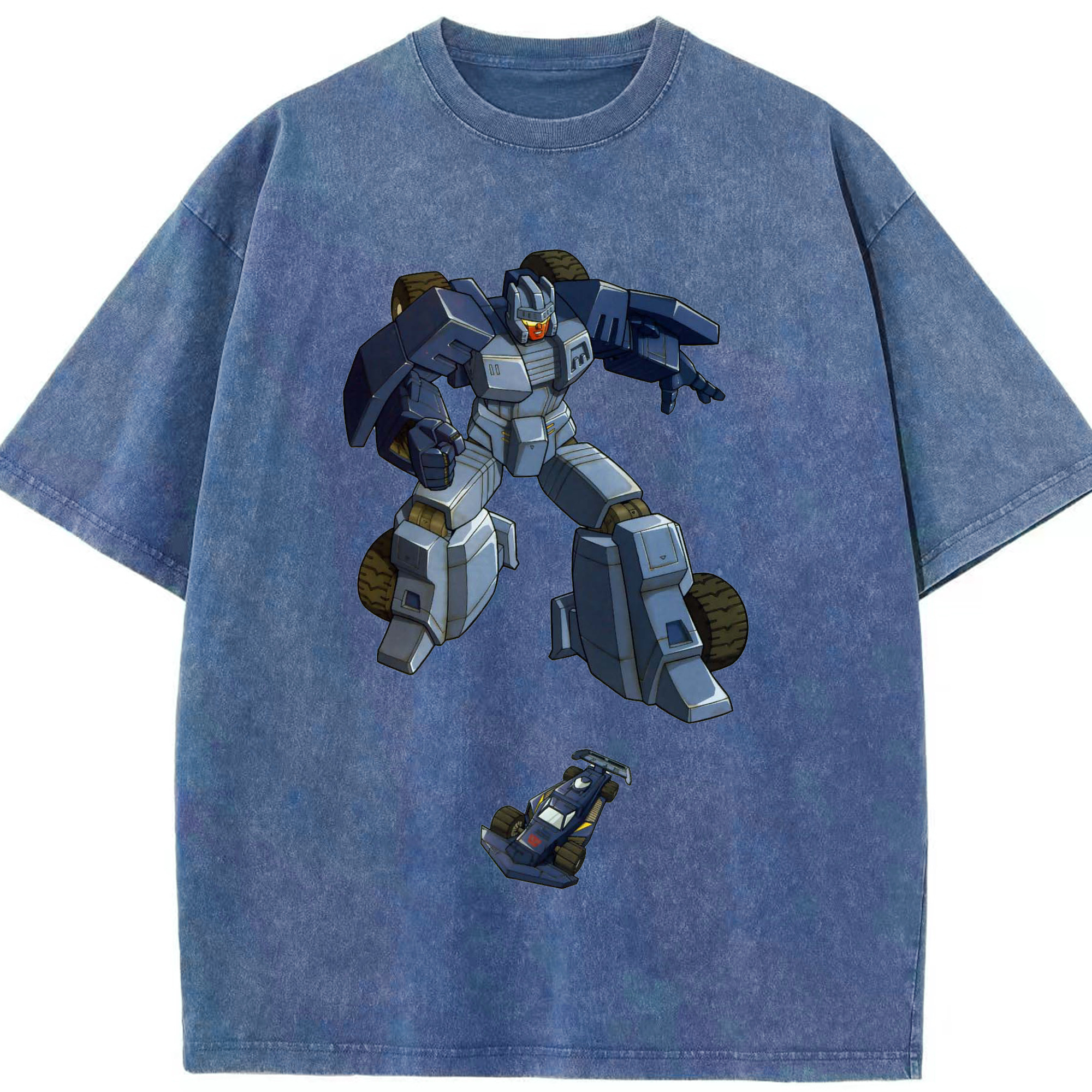 （画像用）  綿100% ヴィンテージ風 半袖Tシャツ（フロントプリント）