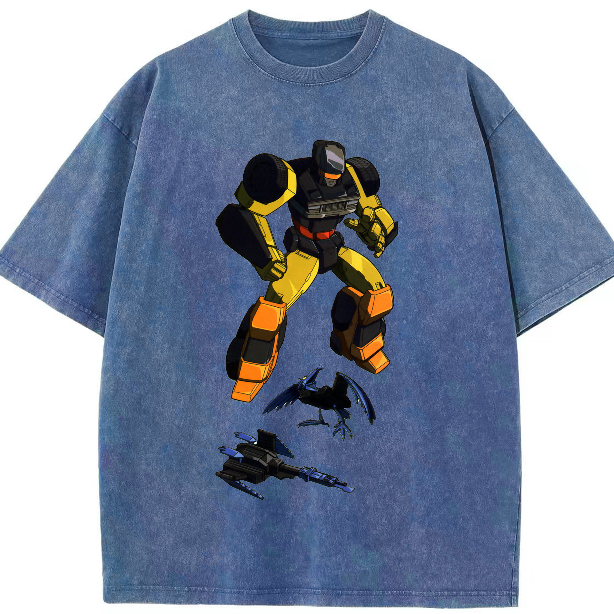 （画像用）  綿100% ヴィンテージ風 半袖Tシャツ（フロントプリント）