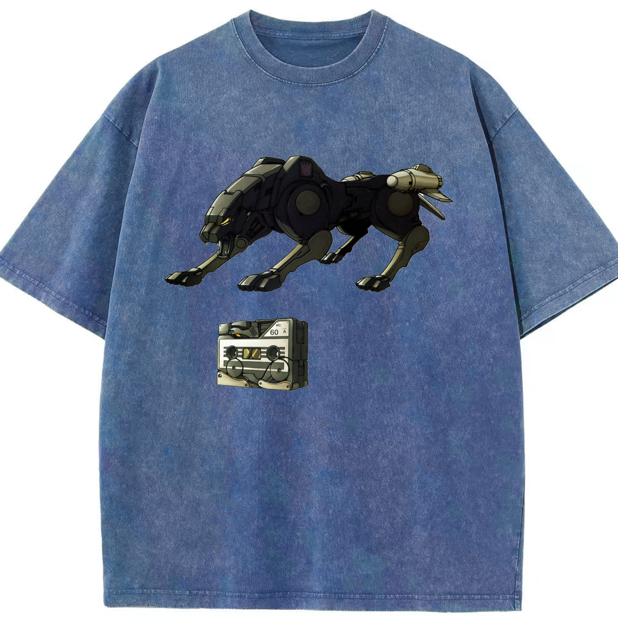 （画像用）  綿100% ヴィンテージ風 半袖Tシャツ（フロントプリント）