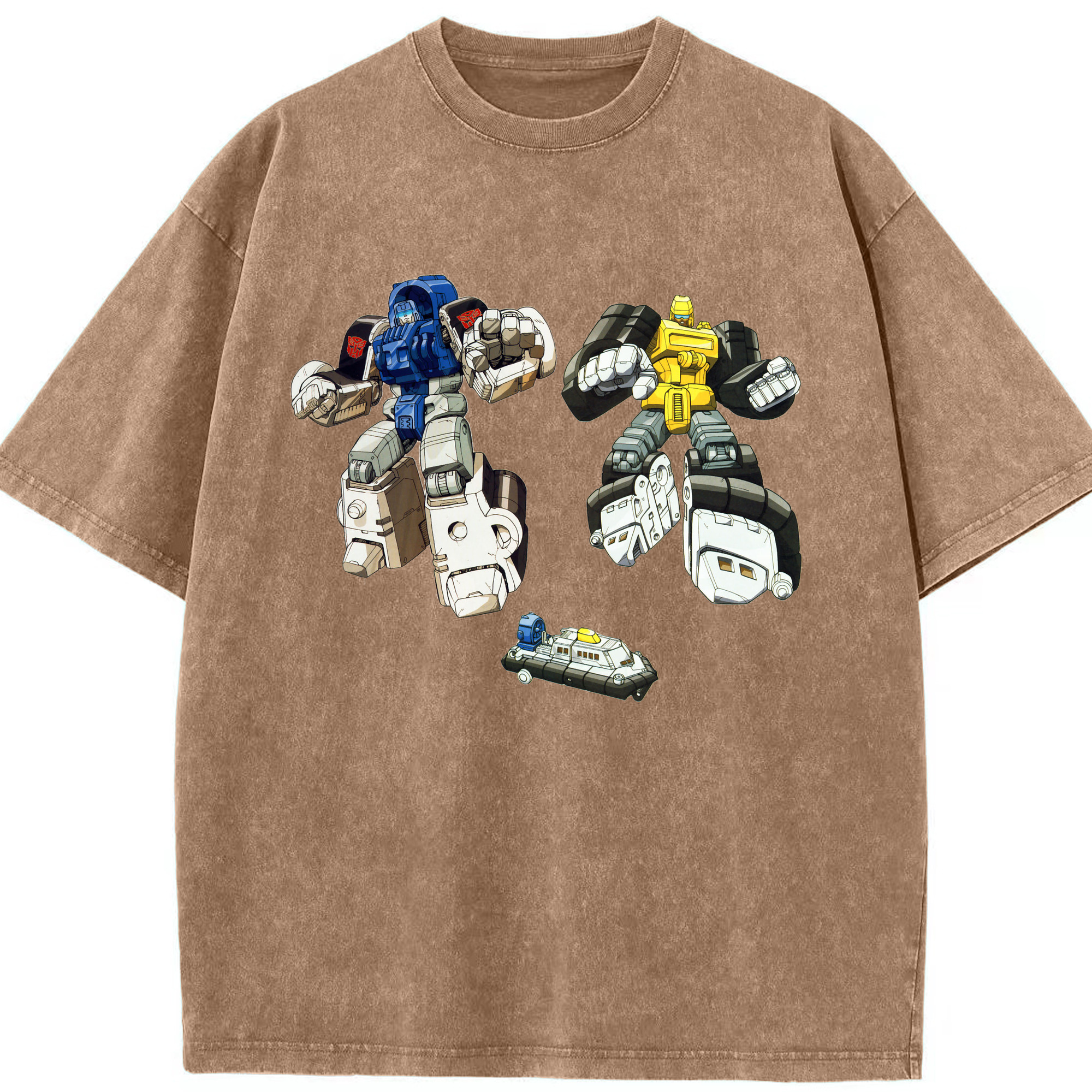 （画像用）  綿100% ヴィンテージ風 半袖Tシャツ（フロントプリント）