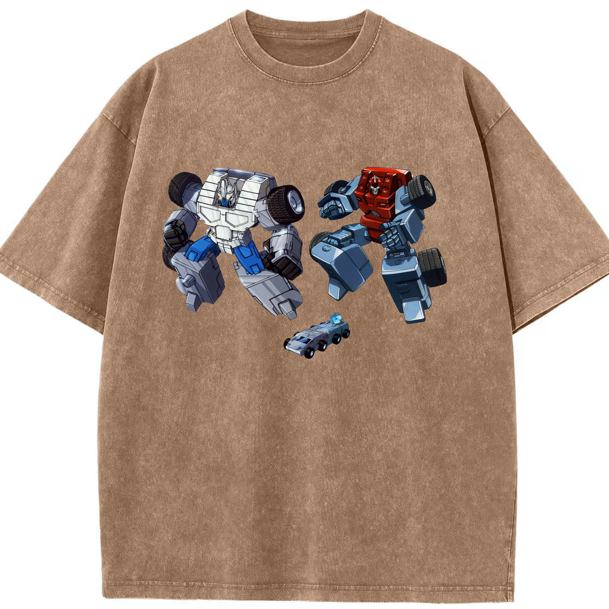 （画像用）  綿100% ヴィンテージ風 半袖Tシャツ（フロントプリント）