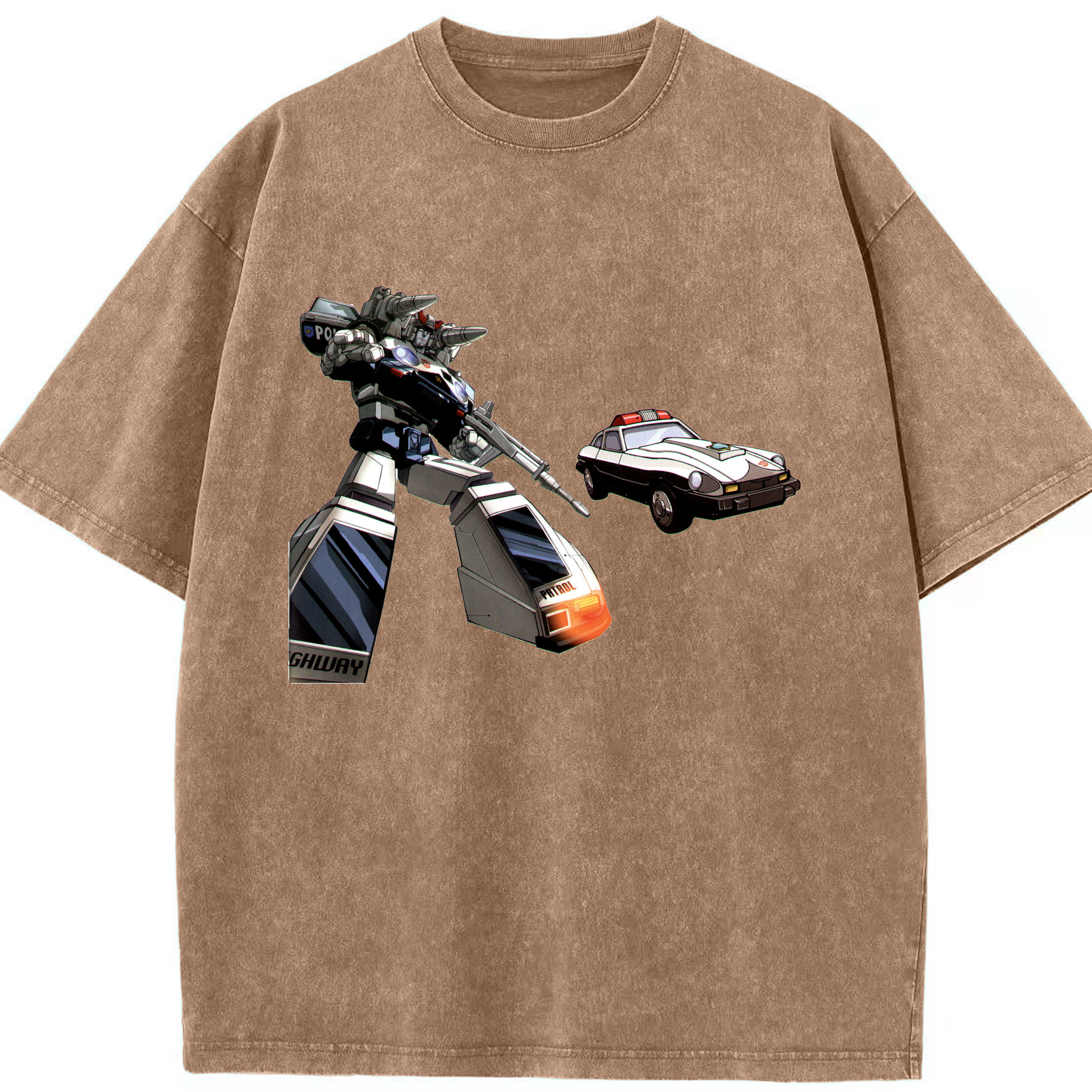 （画像用）  綿100% ヴィンテージ風 半袖Tシャツ（フロントプリント）