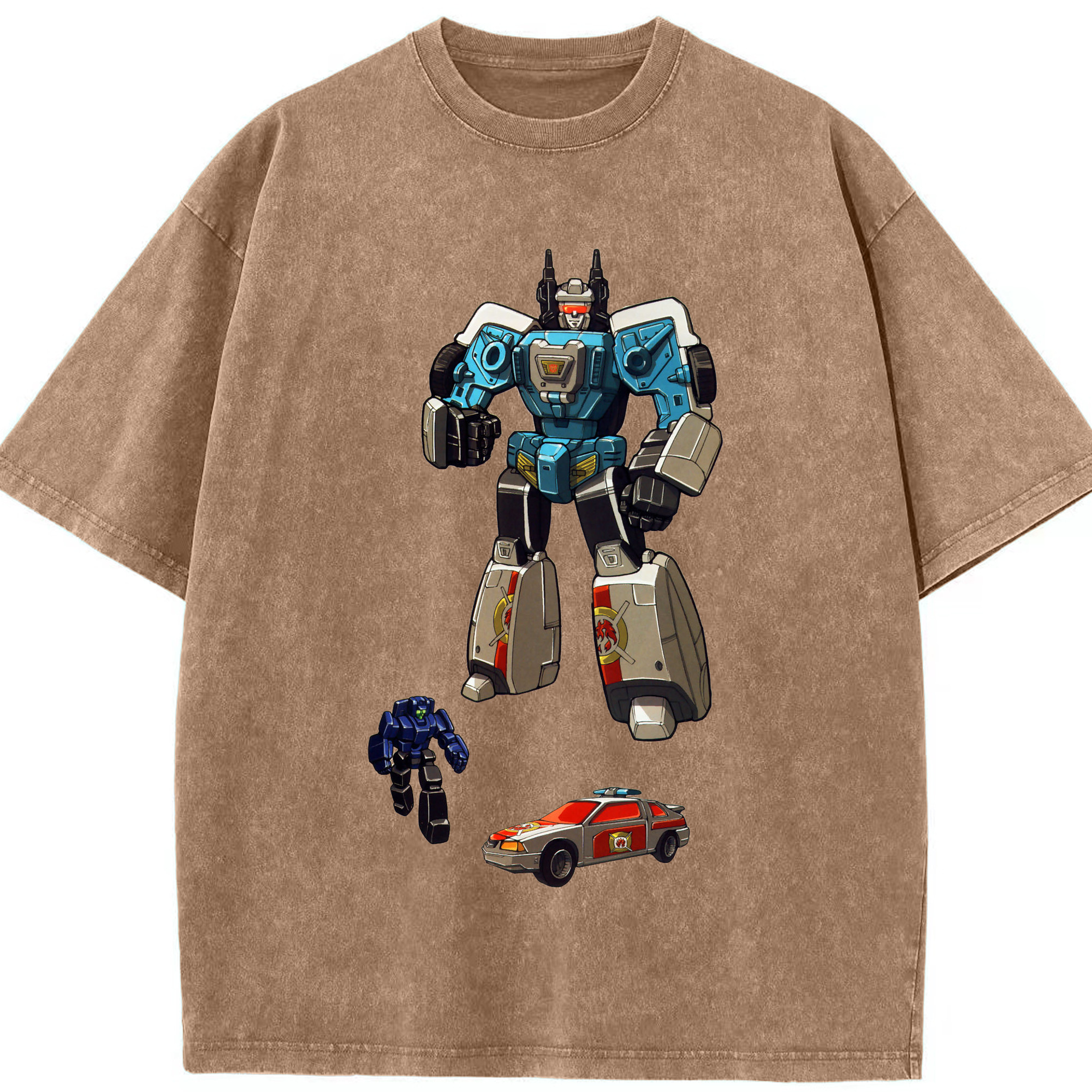 （画像用）  綿100% ヴィンテージ風 半袖Tシャツ（フロントプリント）