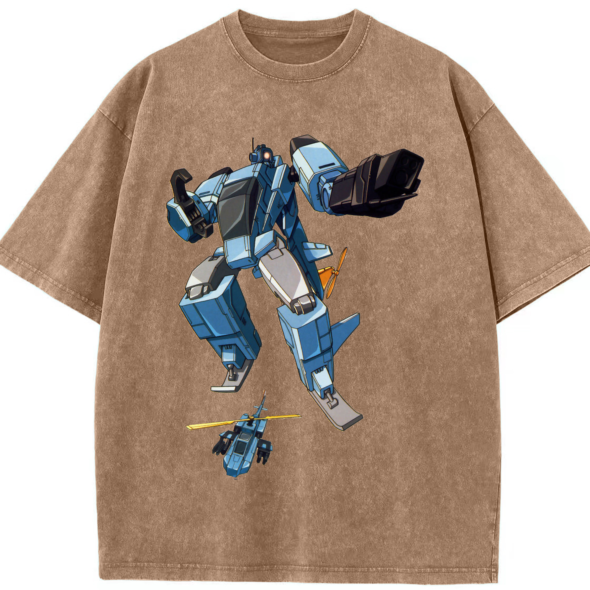 （画像用）  綿100% ヴィンテージ風 半袖Tシャツ（フロントプリント）