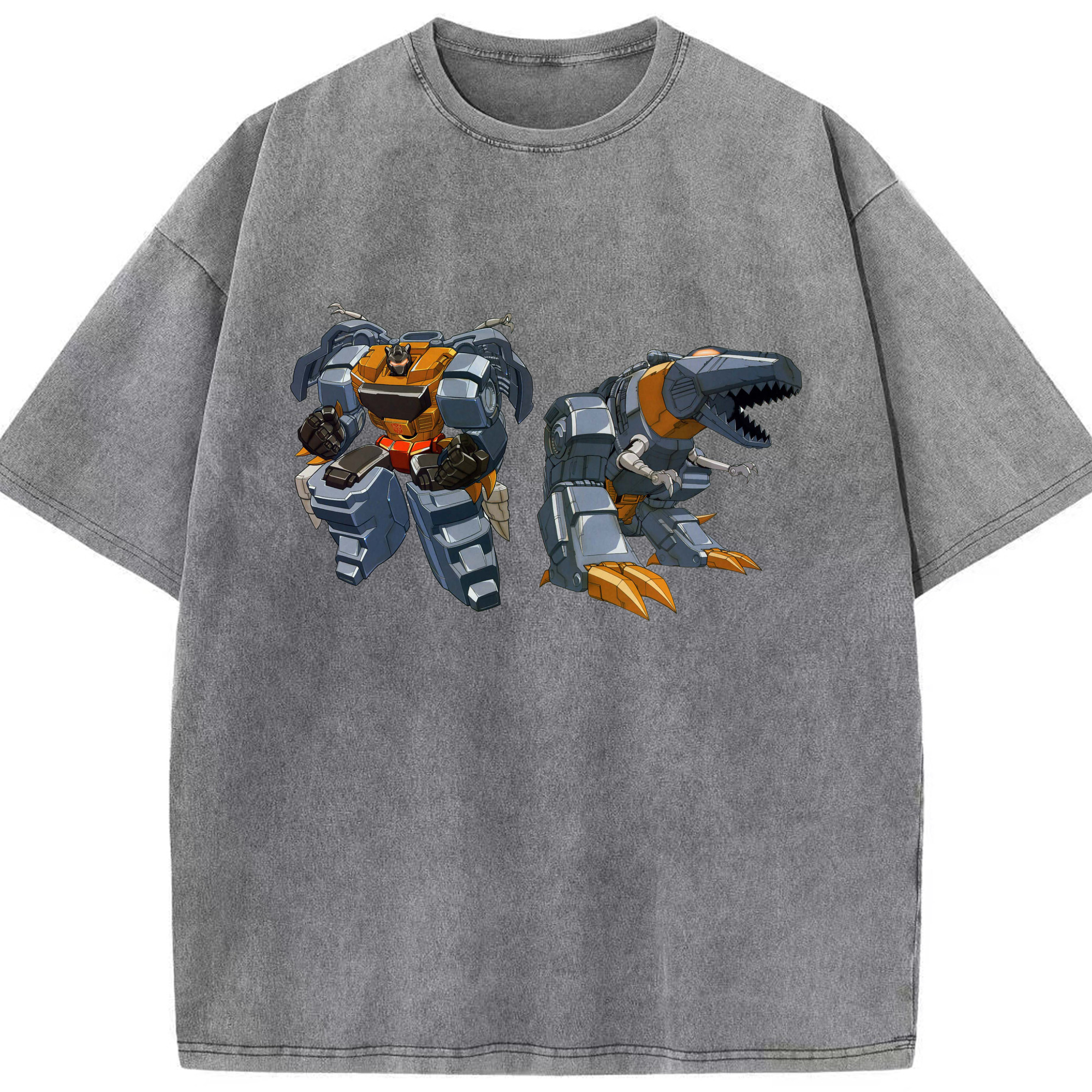 （画像用）  綿100% ヴィンテージ風 半袖Tシャツ（フロントプリント）