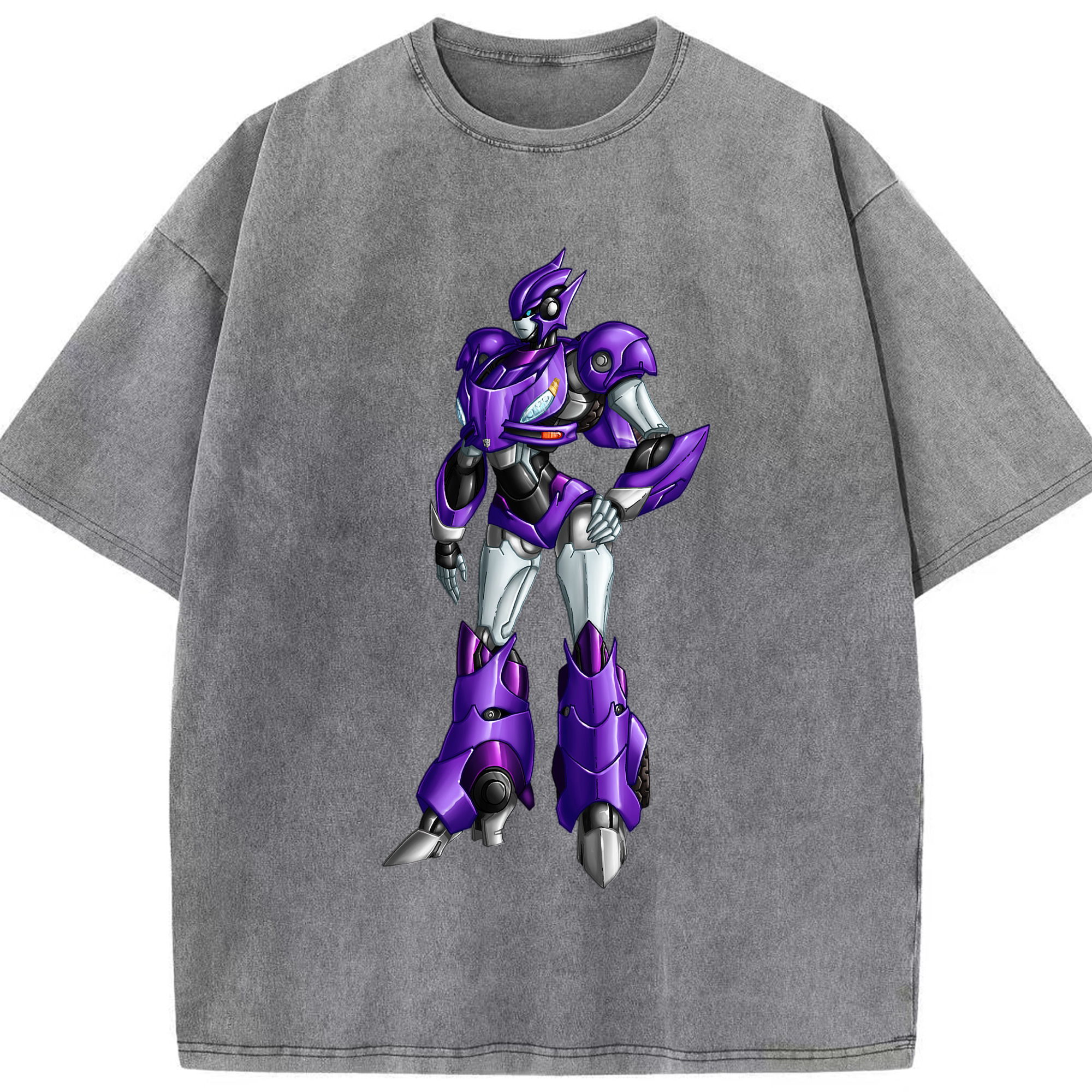 （画像用）  綿100% ヴィンテージ風 半袖Tシャツ（フロントプリント）