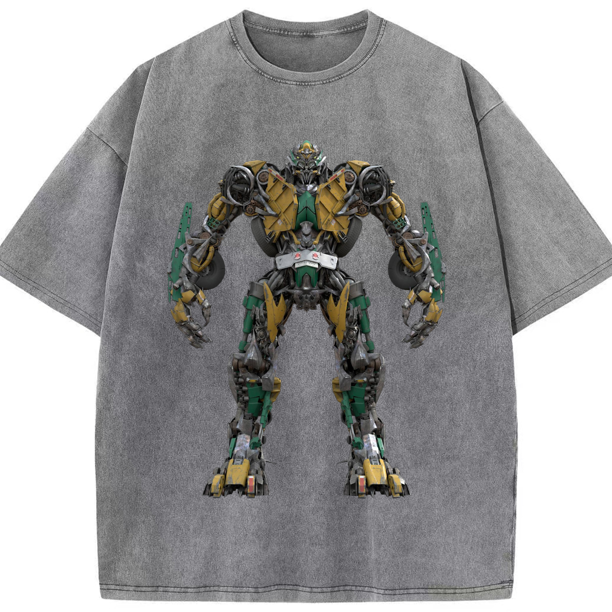 （画像用）  綿100% ヴィンテージ風 半袖Tシャツ（フロントプリント）