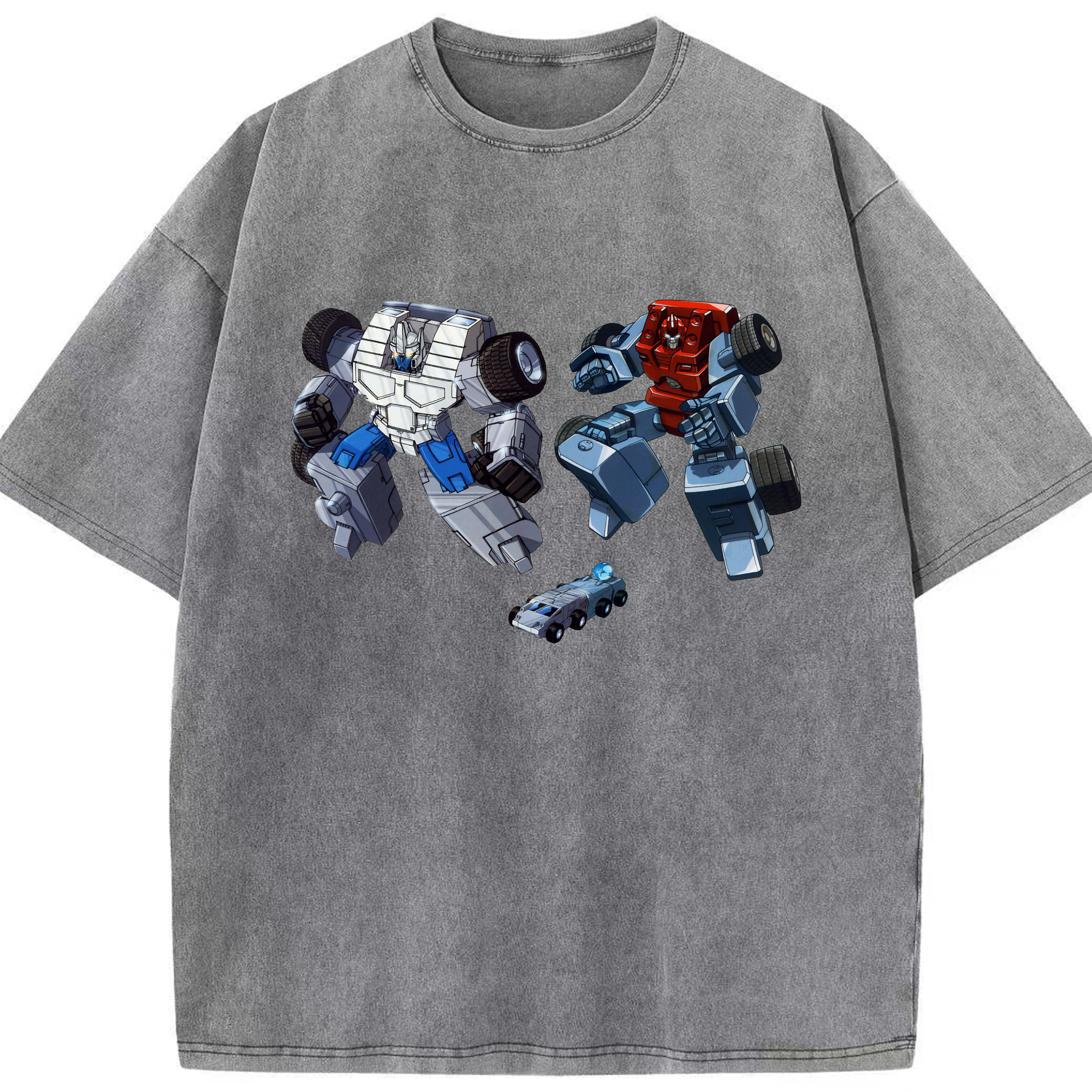（画像用）  綿100% ヴィンテージ風 半袖Tシャツ（フロントプリント）