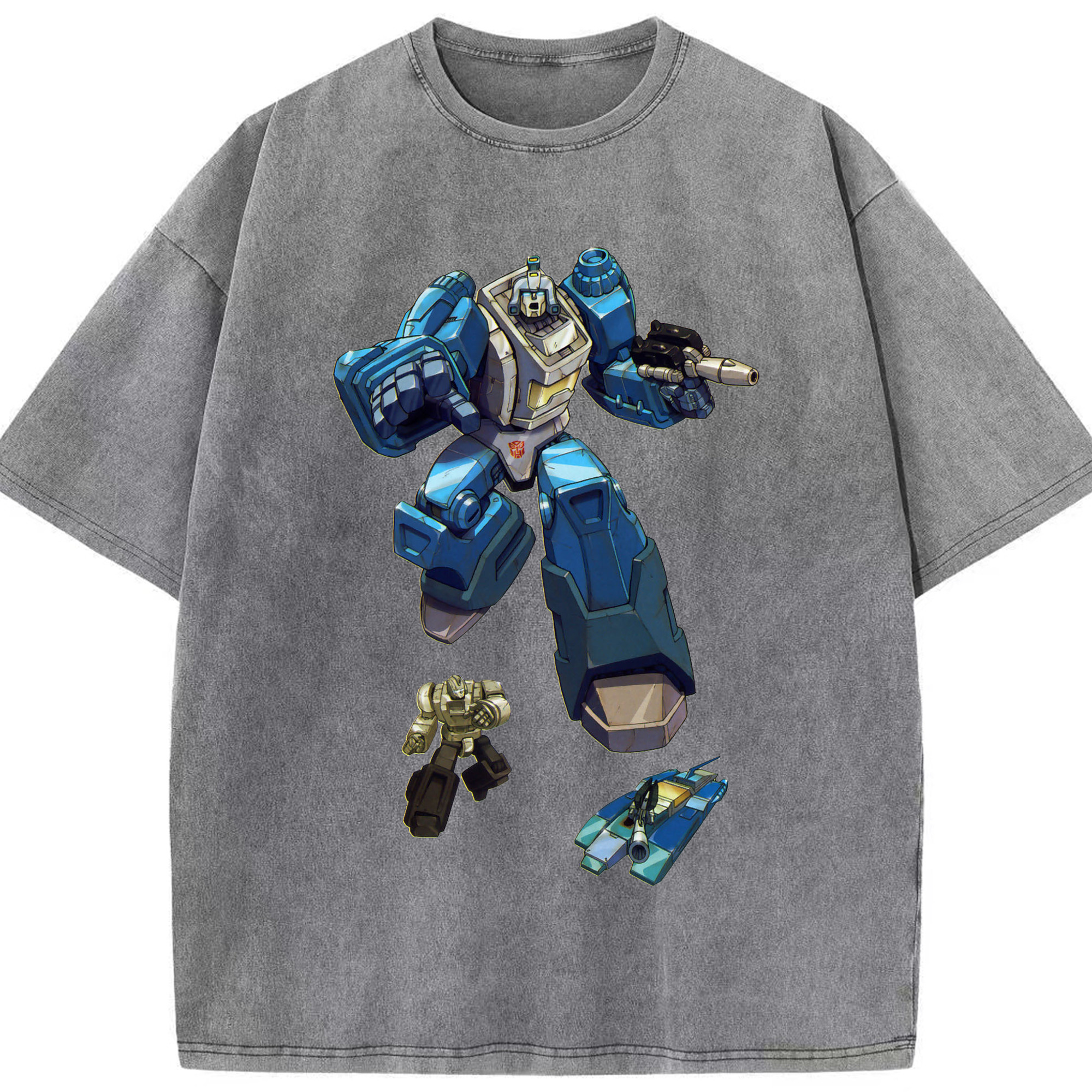 （画像用）  綿100% ヴィンテージ風 半袖Tシャツ（フロントプリント）
