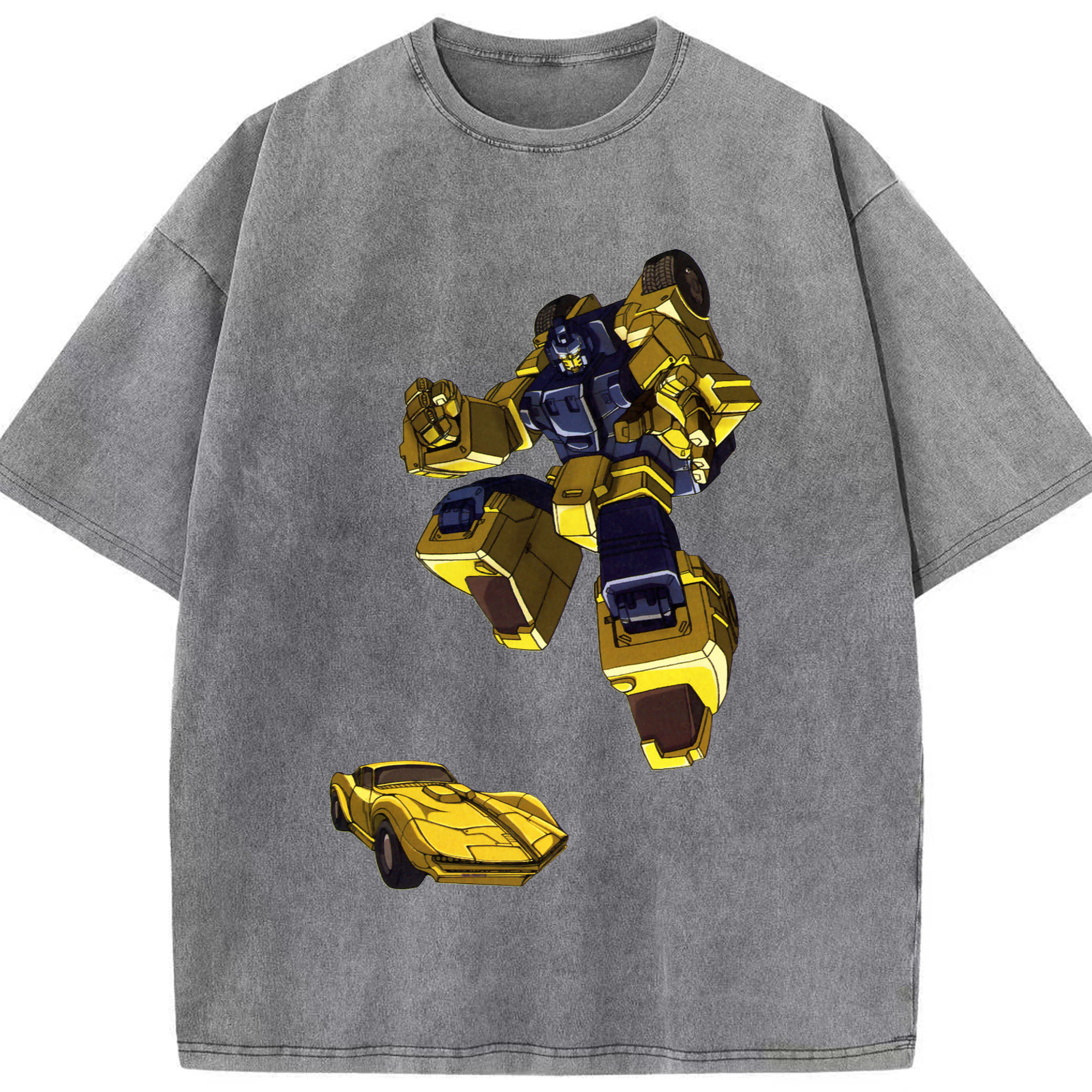 （画像用）  綿100% ヴィンテージ風 半袖Tシャツ（フロントプリント）