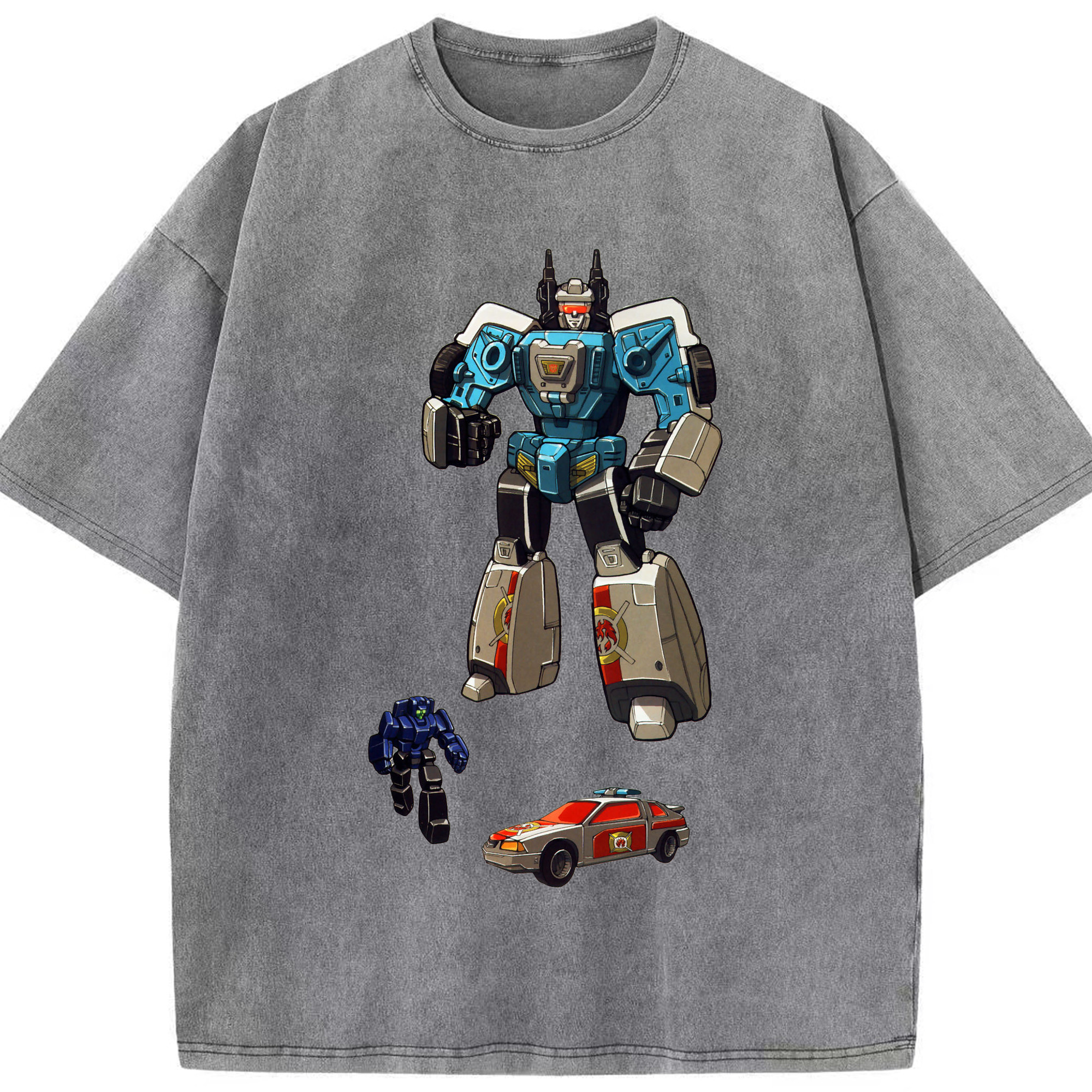 （画像用）  綿100% ヴィンテージ風 半袖Tシャツ（フロントプリント）
